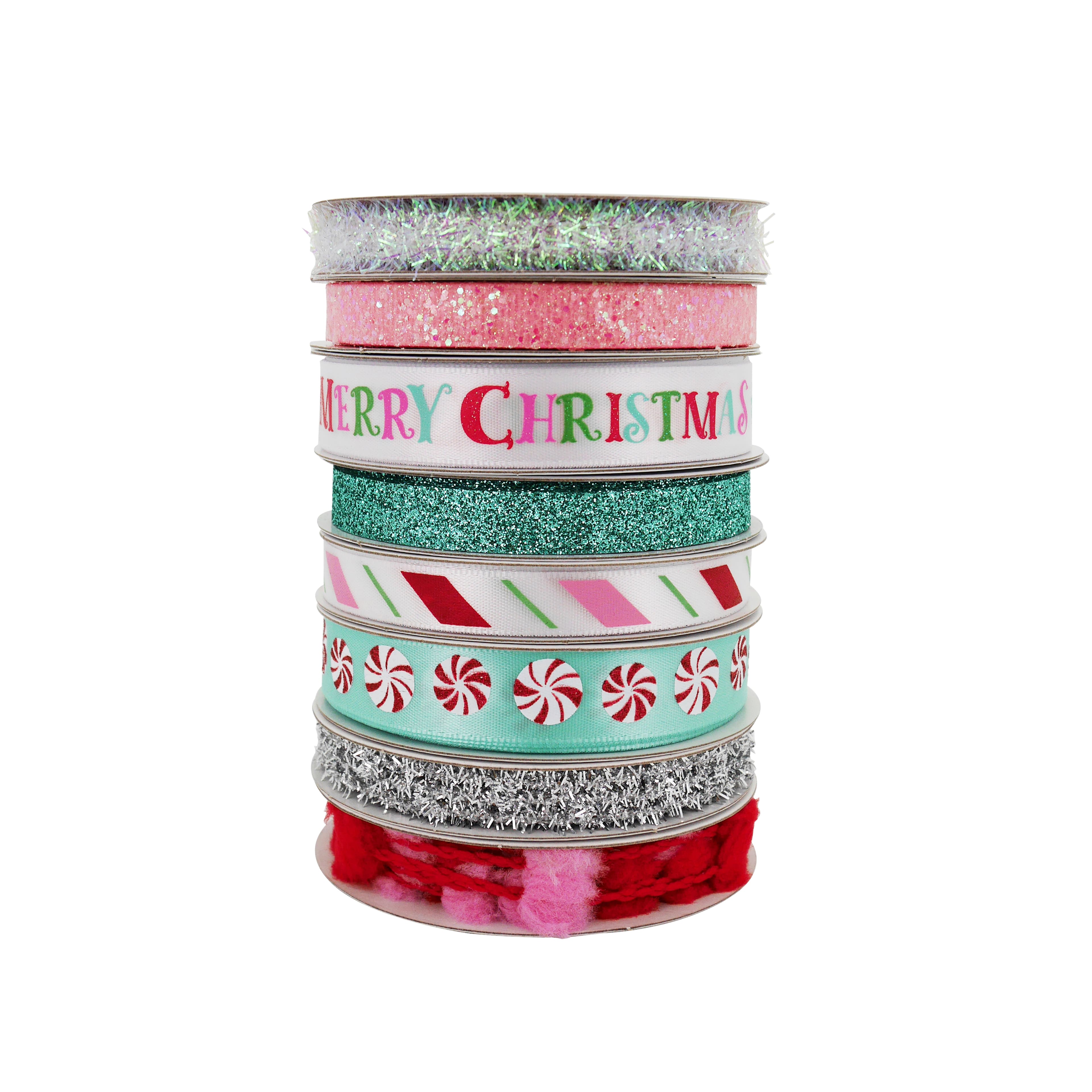 8ft. Candy Shop Value Pack Ribbon by Celebrate It&#xAE; Christmas