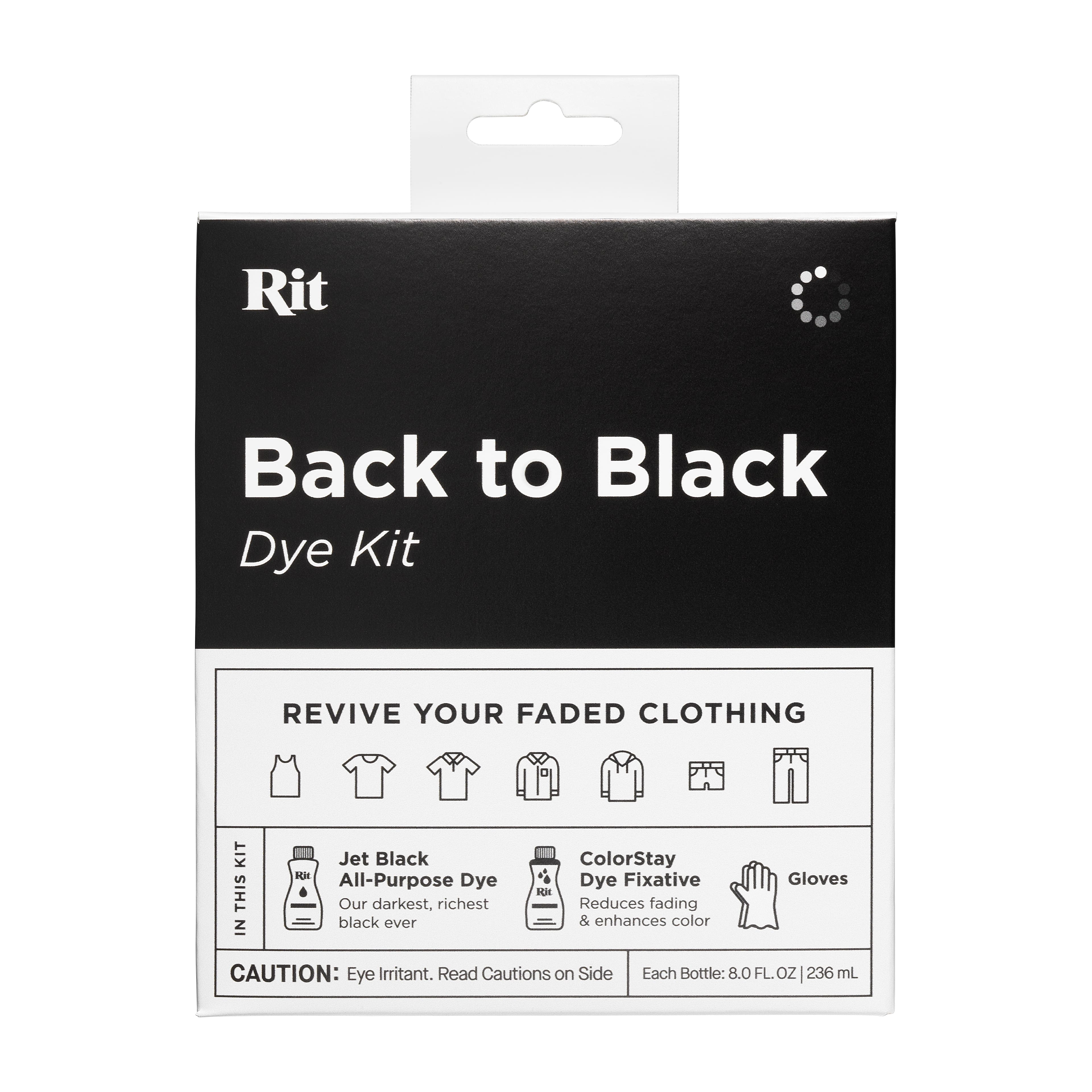 How to Refresh Black Clothing with Black Fabric Dye