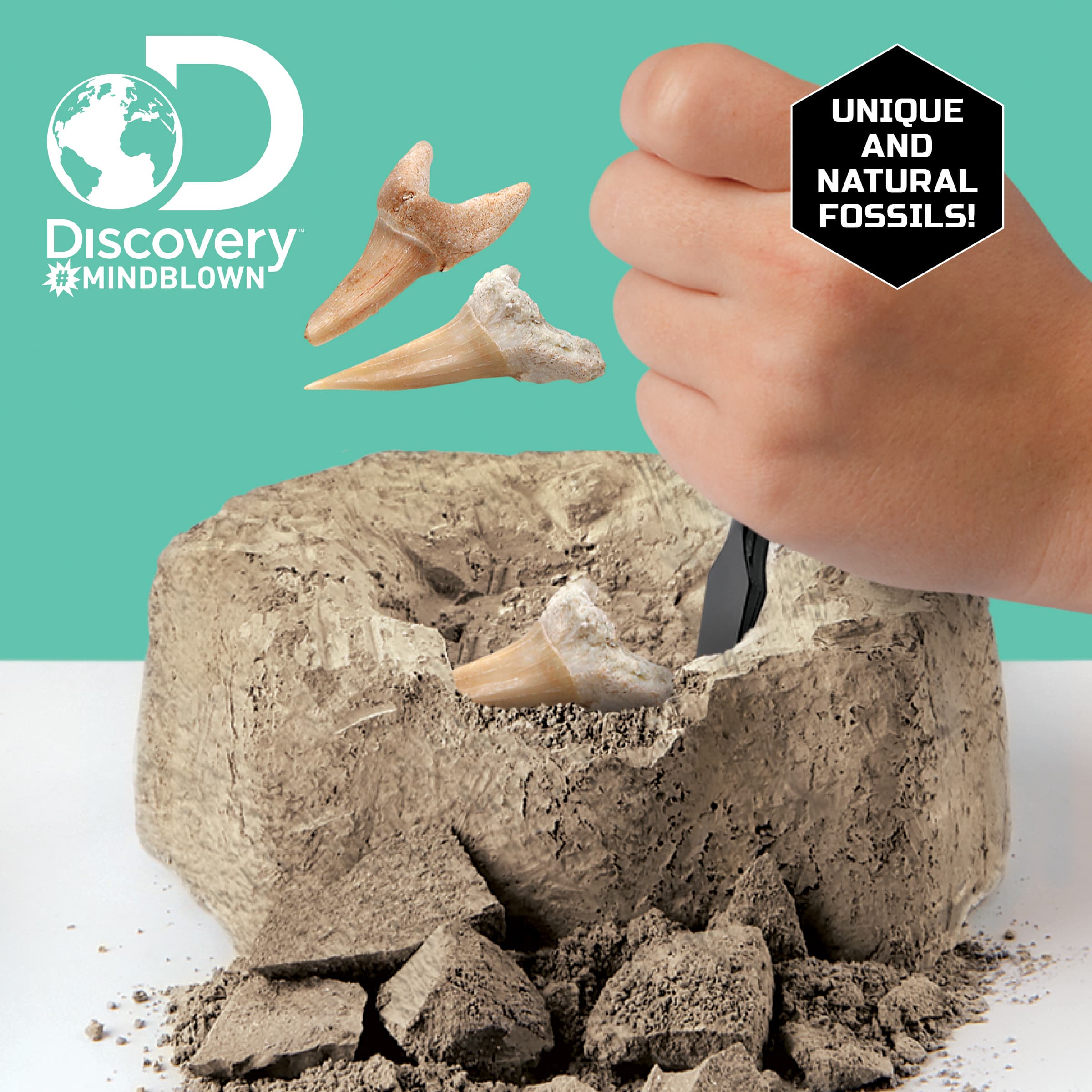 Discovery&#x2122; #Mindblown Shark Teeth Excavation Kit