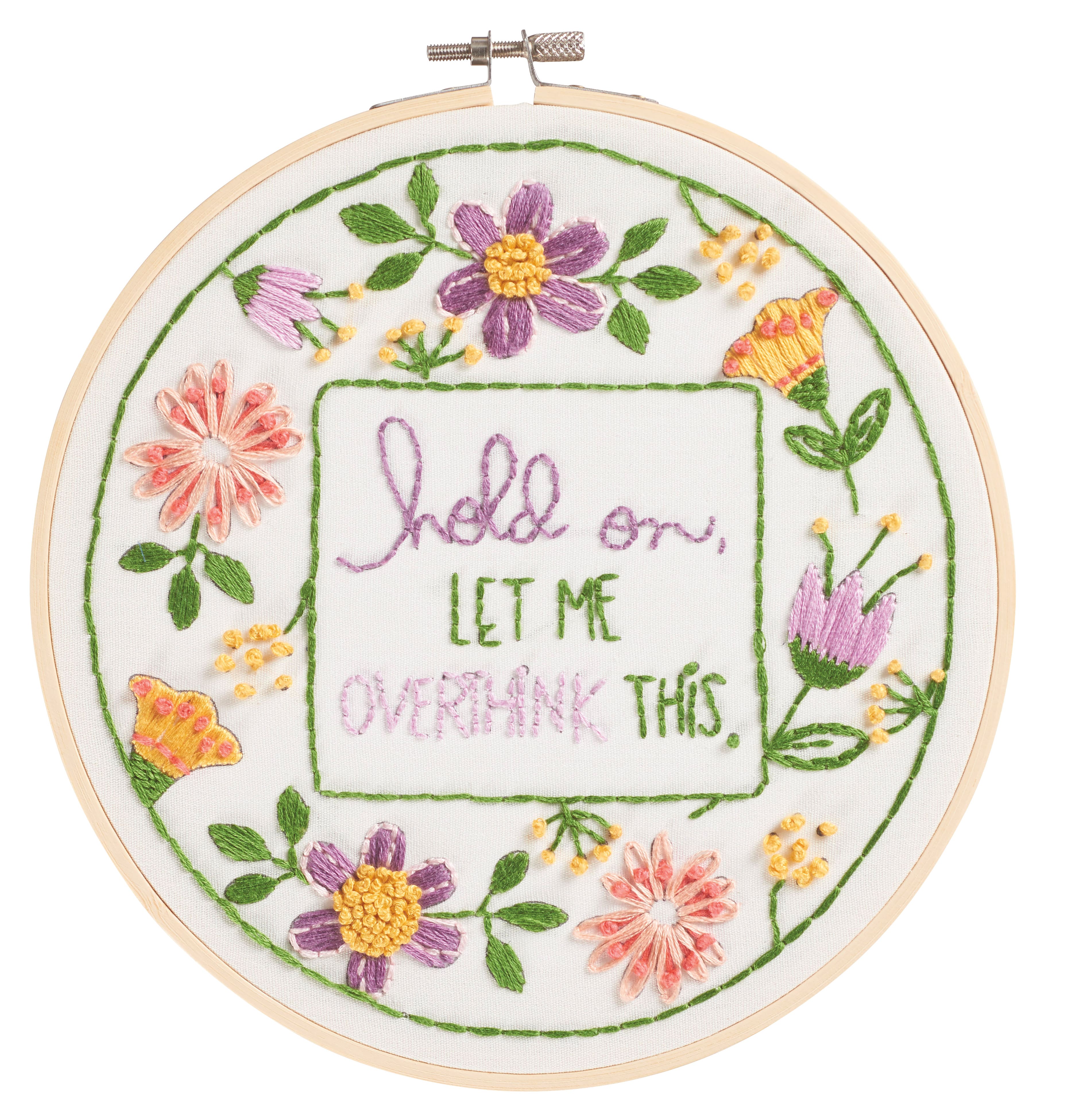 8" Overthink Embroidery Kit by Loops & Threads®
