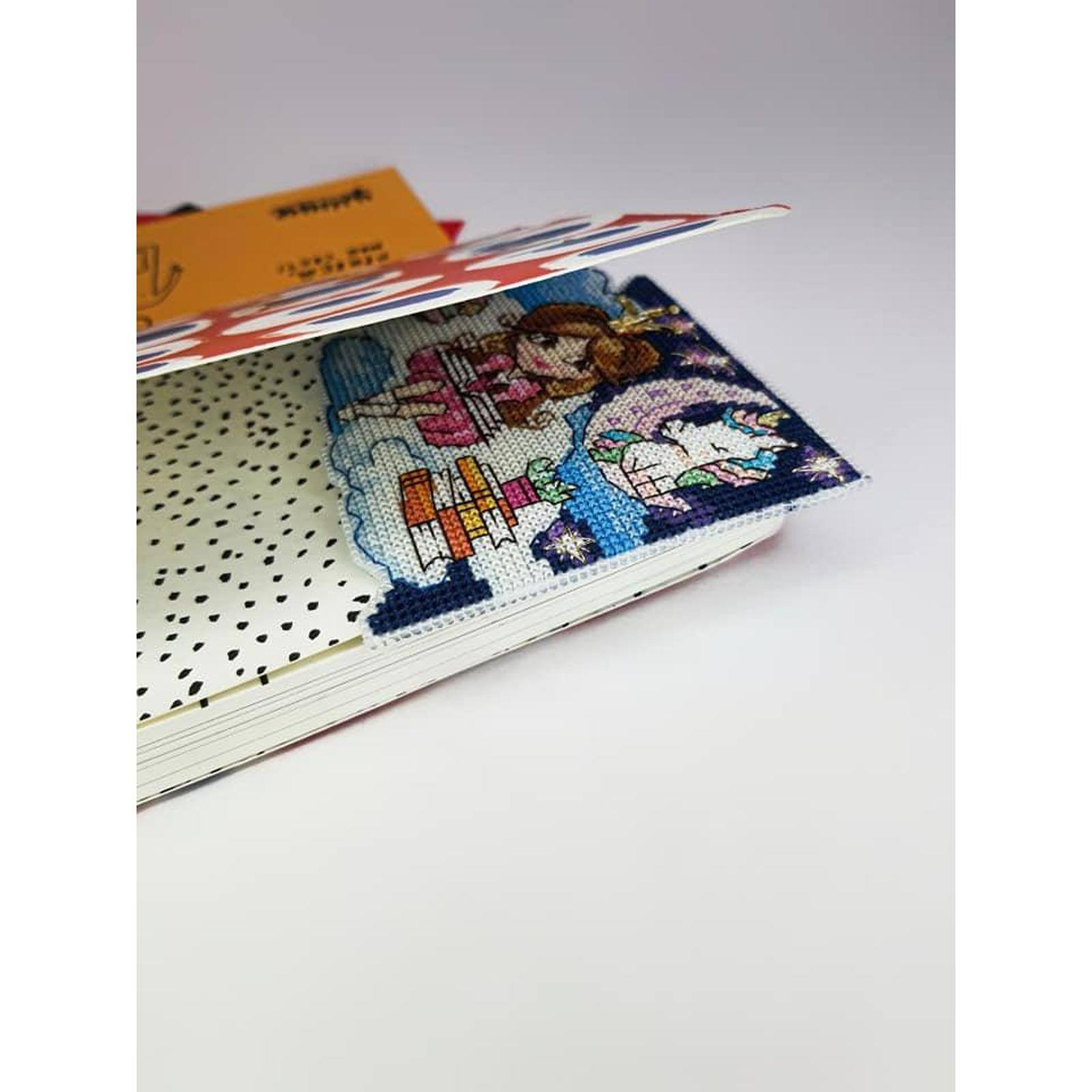 Crystal Art Plastic Canvas Counted Cross Stitch Kit Bookmark Fantasy World Girl