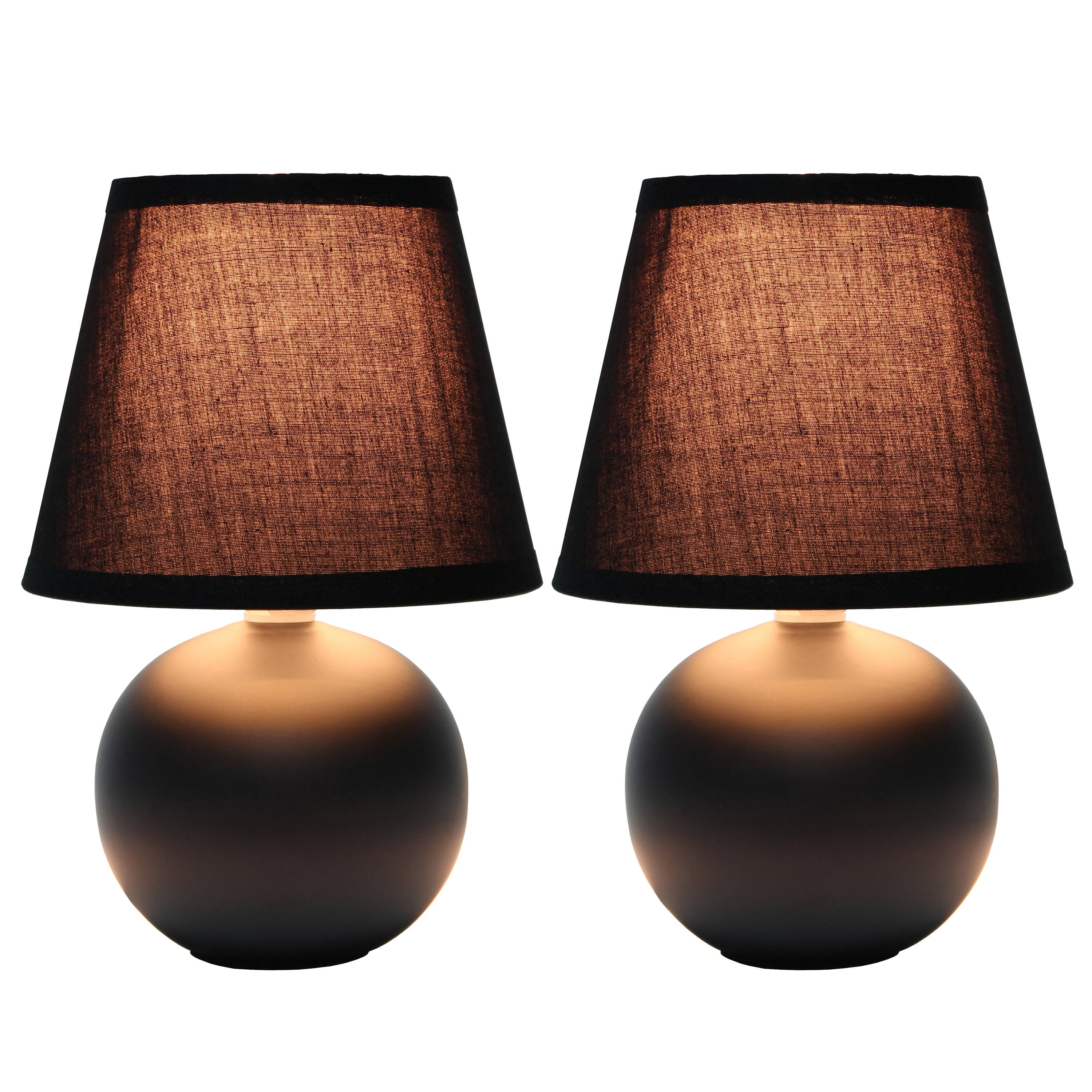 Creekwood Home Nauru 8.5&#x22; Ceramic Orb Base Table Lamp