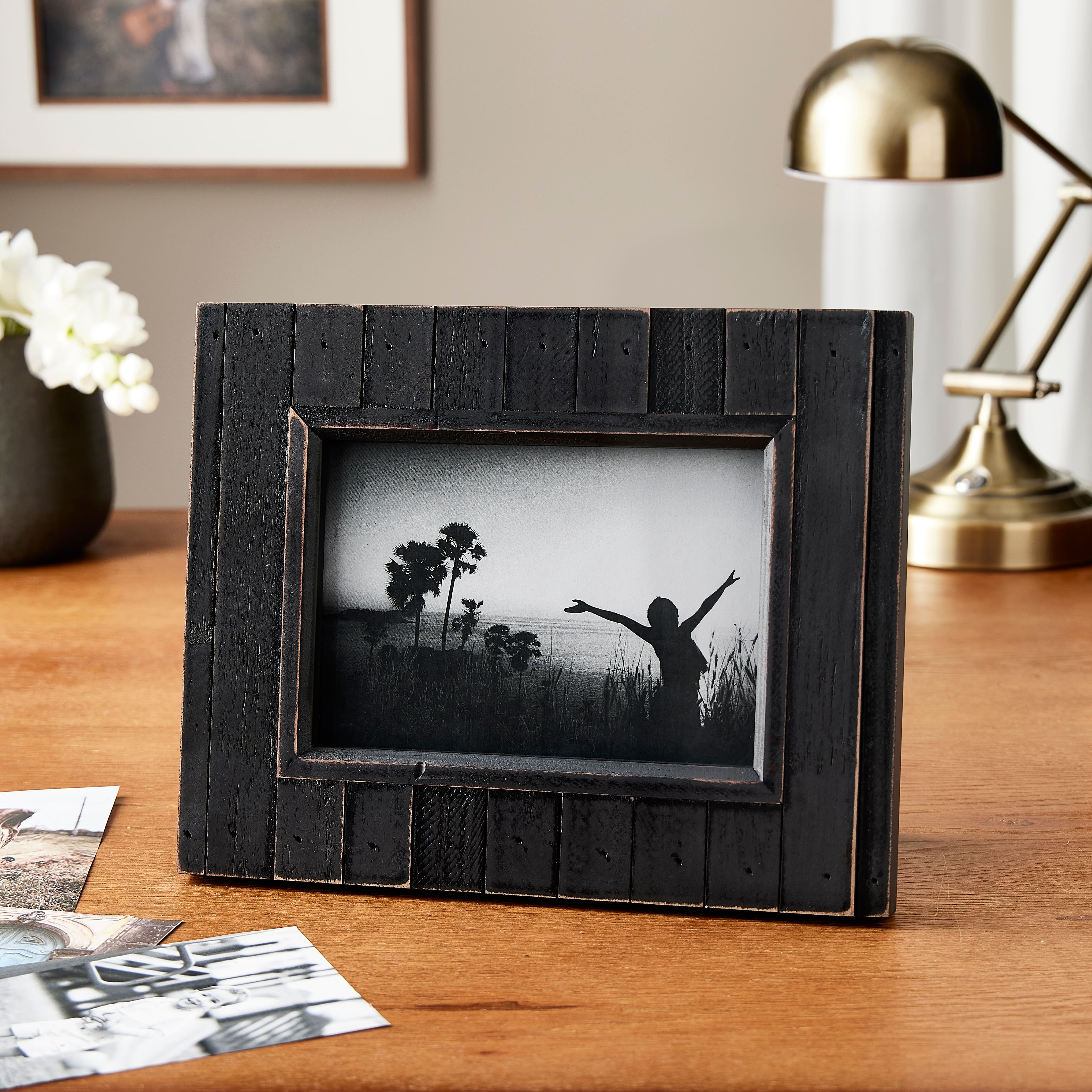 Expressions&#x2122; Black Salvage Chic Frame by Studio D&#xE9;cor&#xAE;