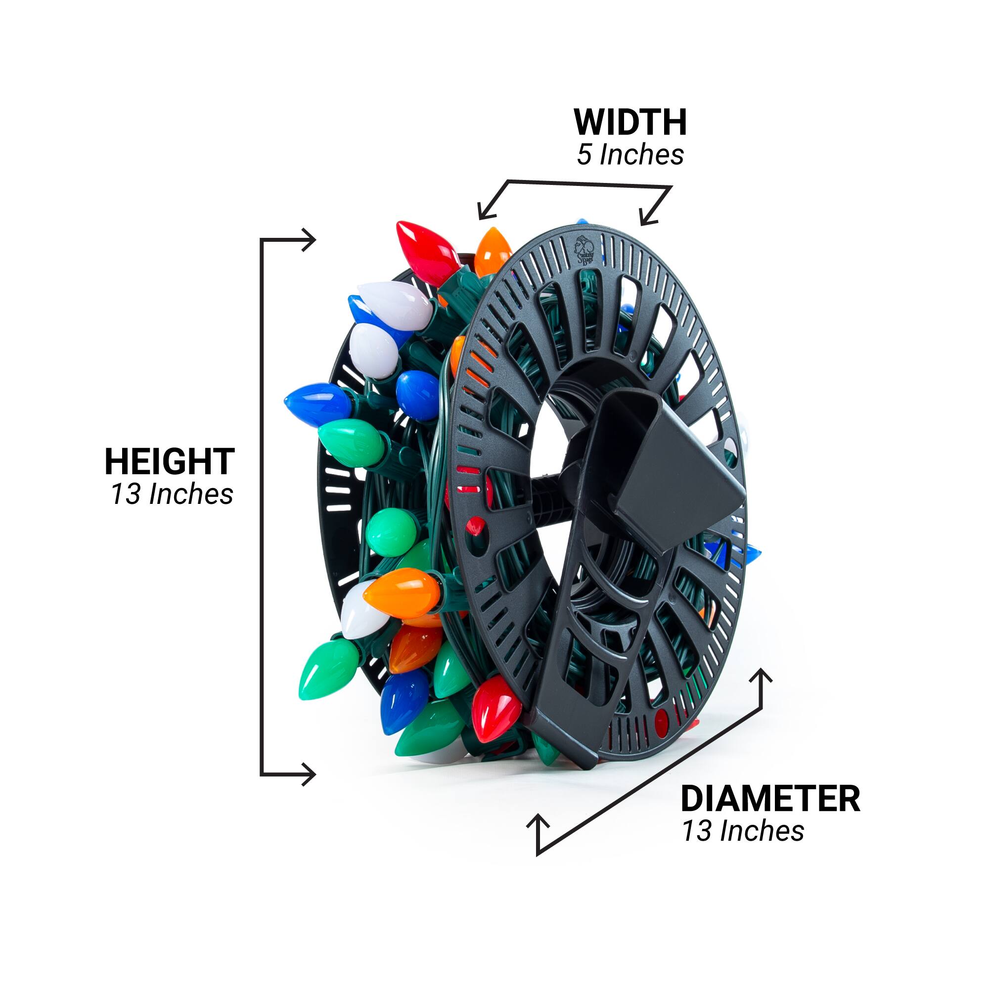 Santa&#x27;s Bags Christmas Light Storage Reels &#x26; Organizer