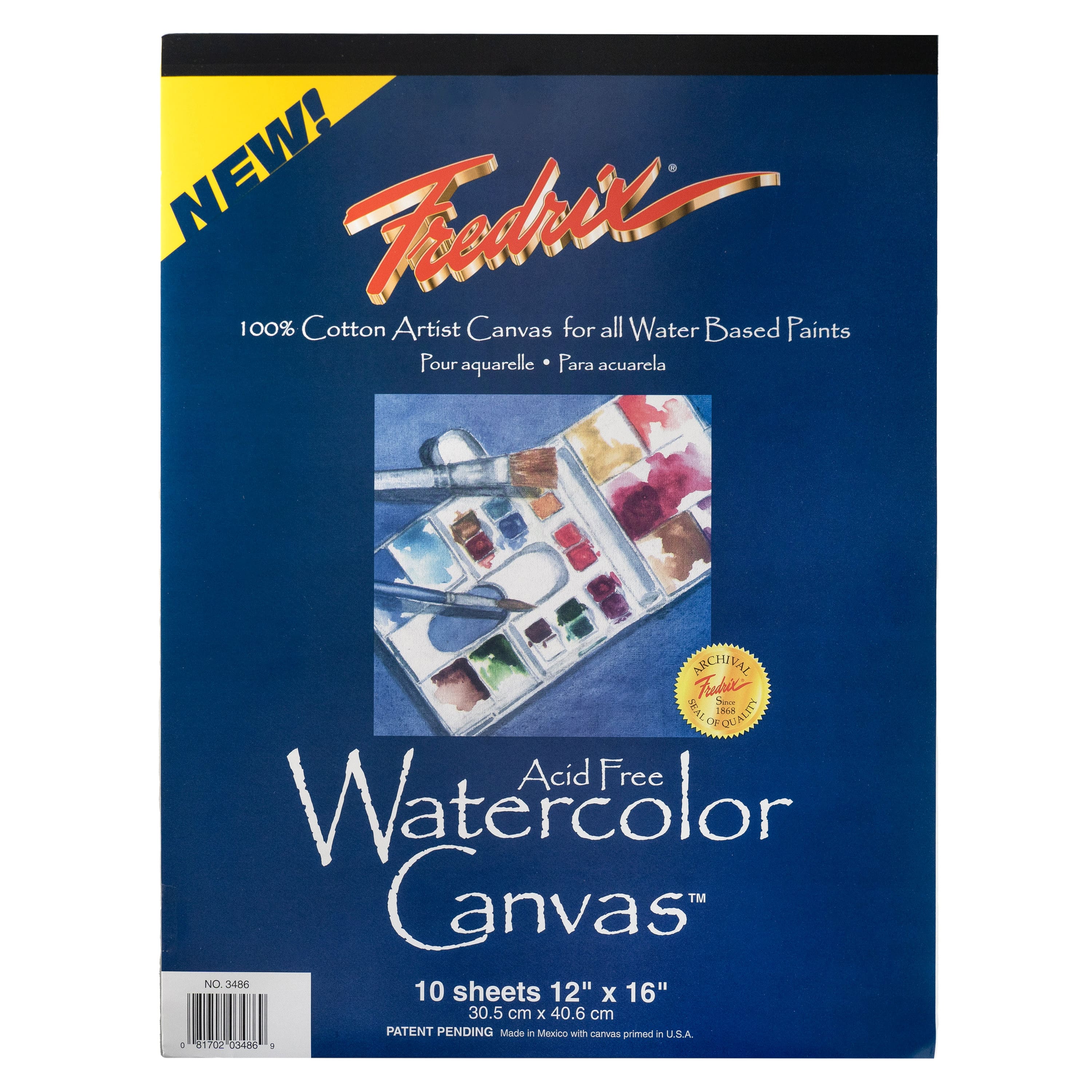 Fredrix Creative Series 12" x 16" Watercolor Pad