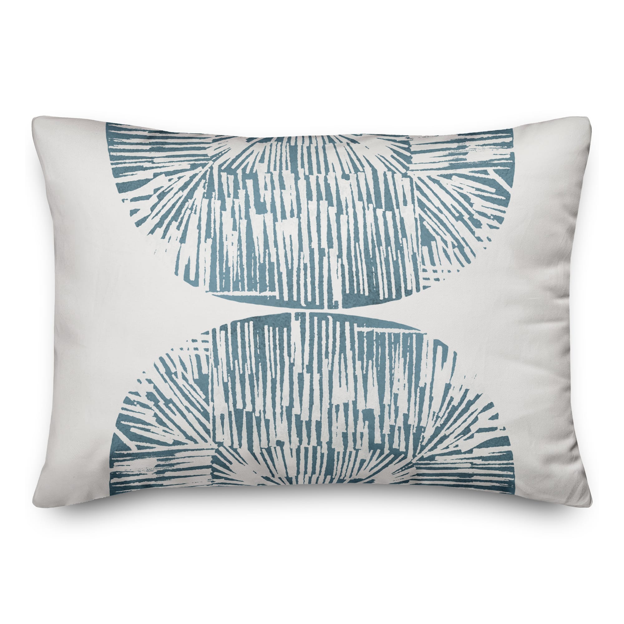 Abstract Shell Shape Throw Pillow