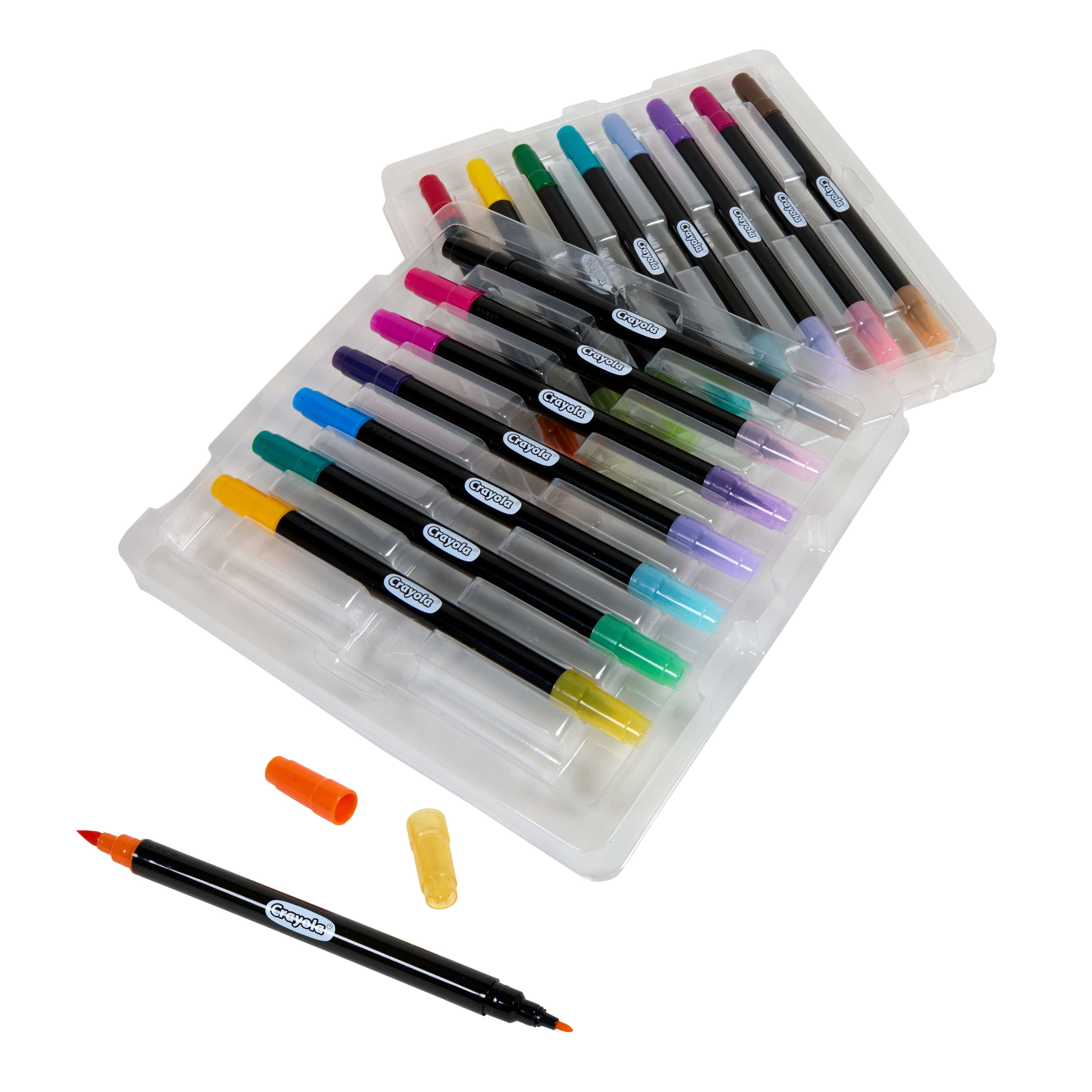 Crayola&#xAE; 32 Color Brush &#x26; Detail Dual Tip Markers