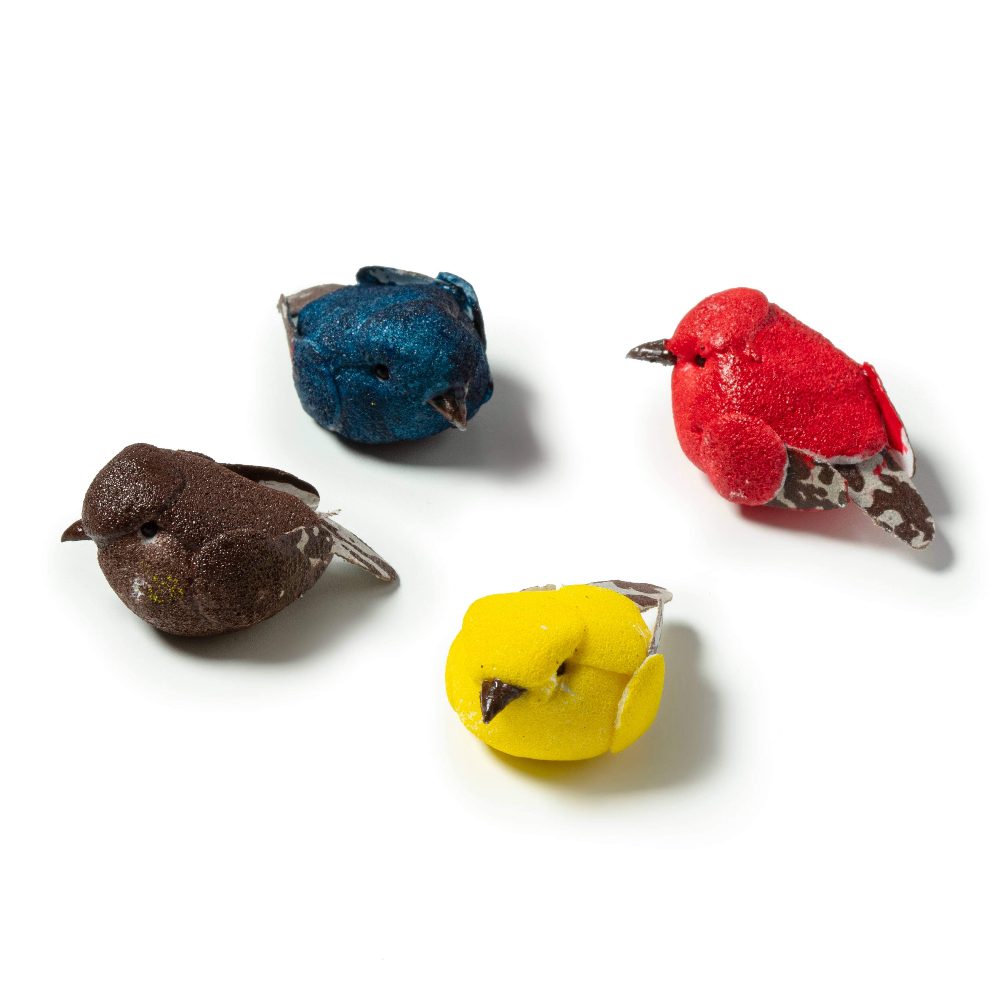12 Packs: 4 ct. (48 total) Micro Mini Mushroom Birds by Ashland®