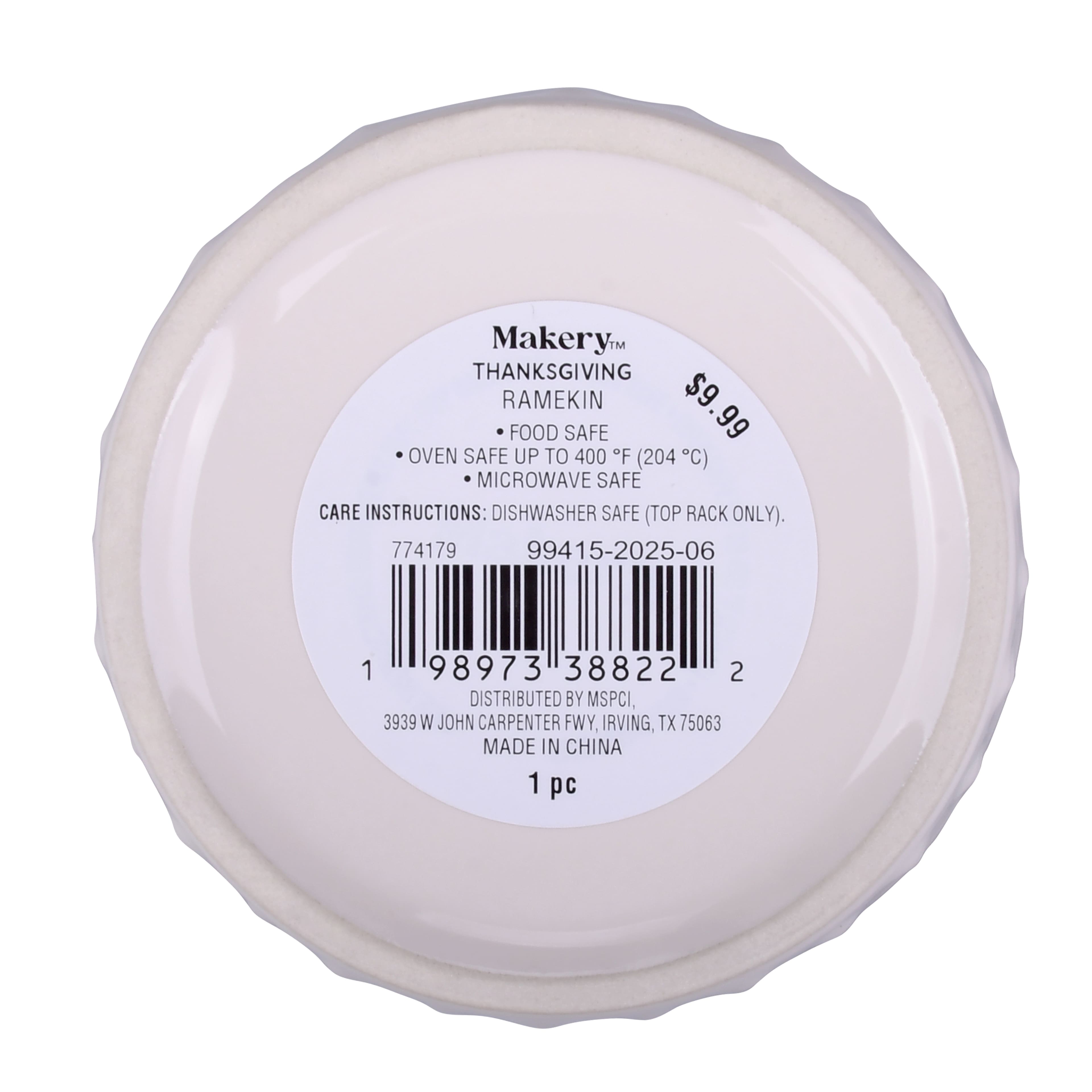 4&#x22; White Hobnail Ramekin by Makery&#x2122;