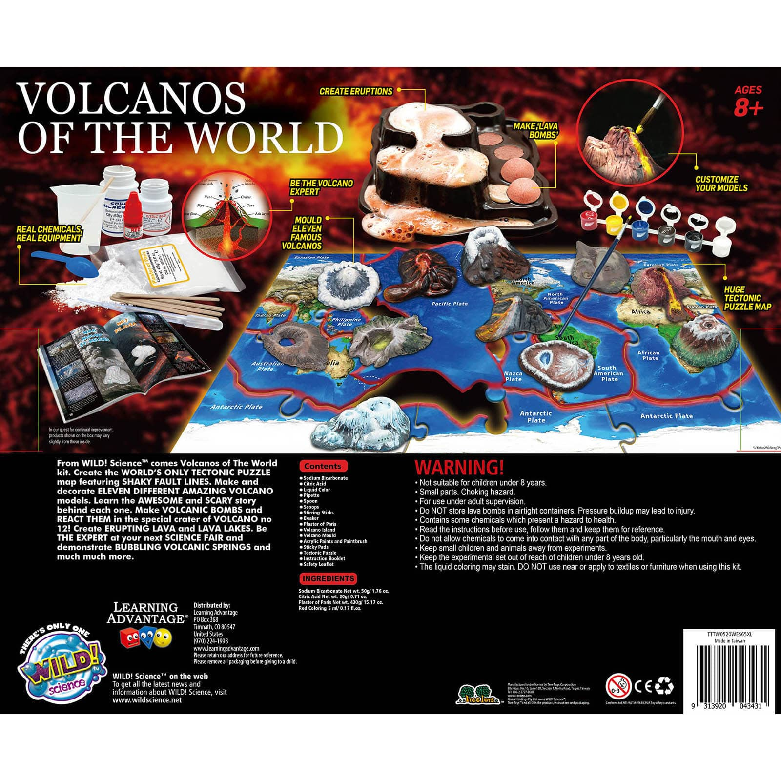 Learning Advantage&#x2122; Wild Environmental Science&#x2122; Volcanoes of the World Kit