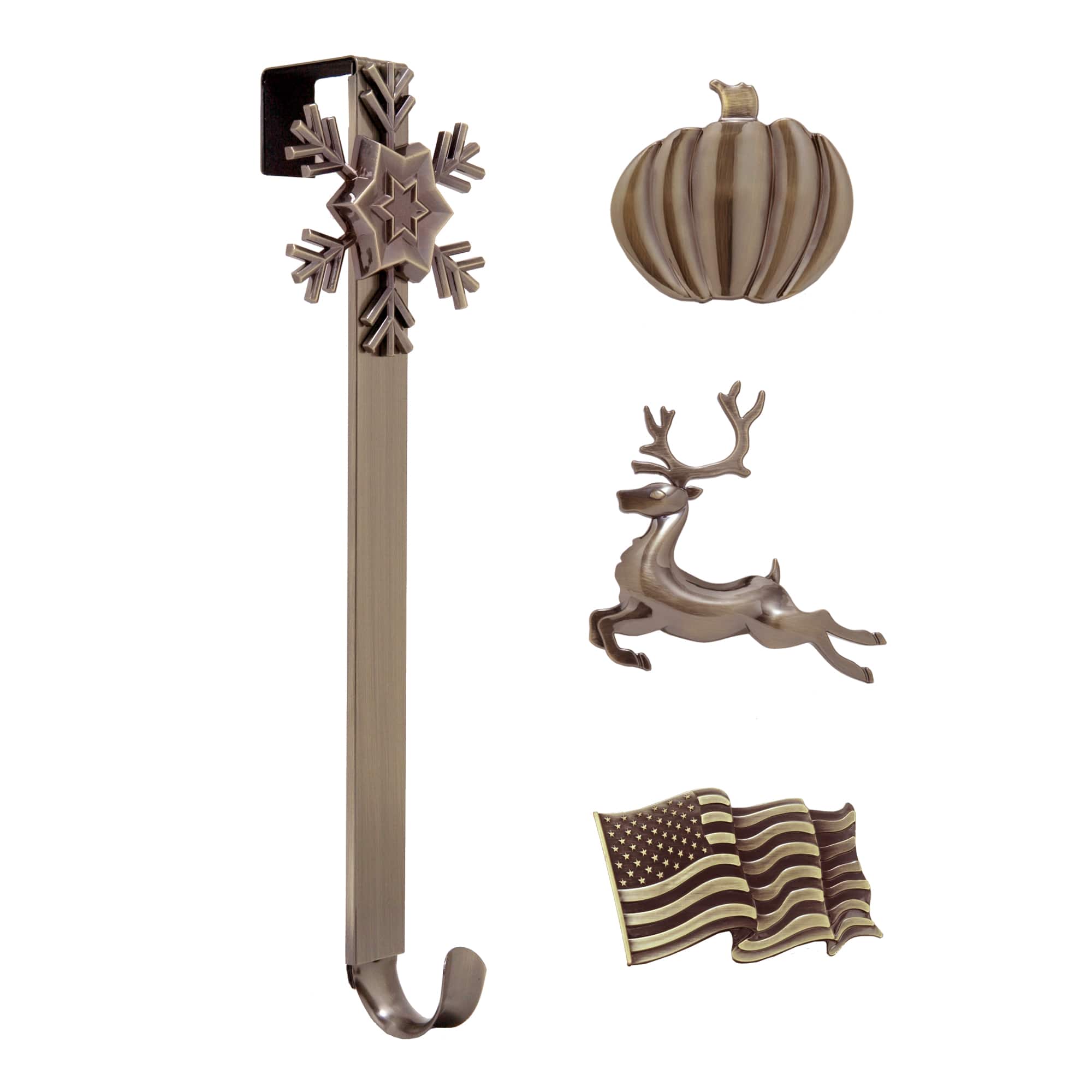 Haute Decor Bronze Icon Adjustable Wreath Hanger