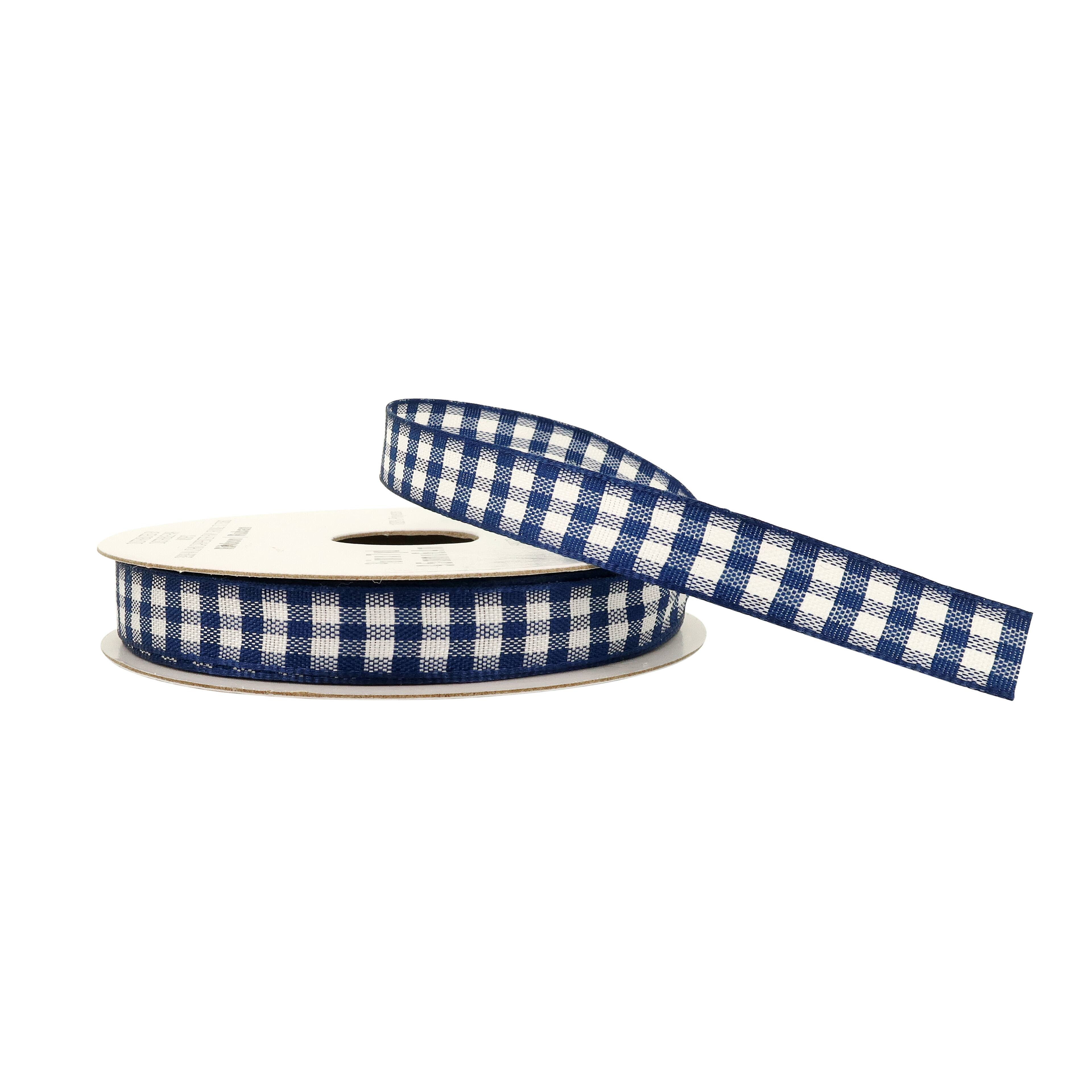 12 Pack: 3/8'' x 7yd. Gingham Ribbon by Celebrate It™