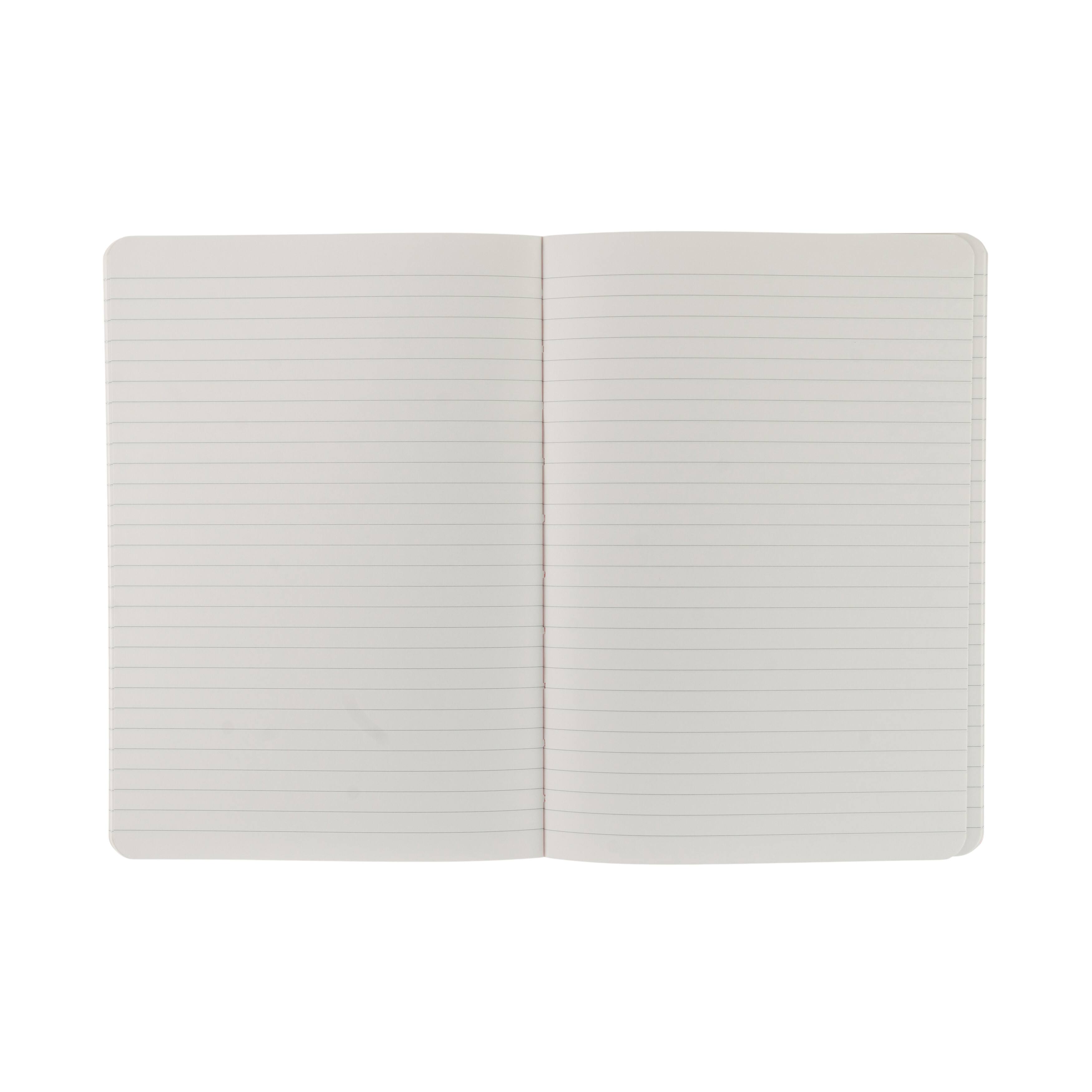 Fabriano® EcoQua Plus A5 Lined Fabric-Bound Notebook