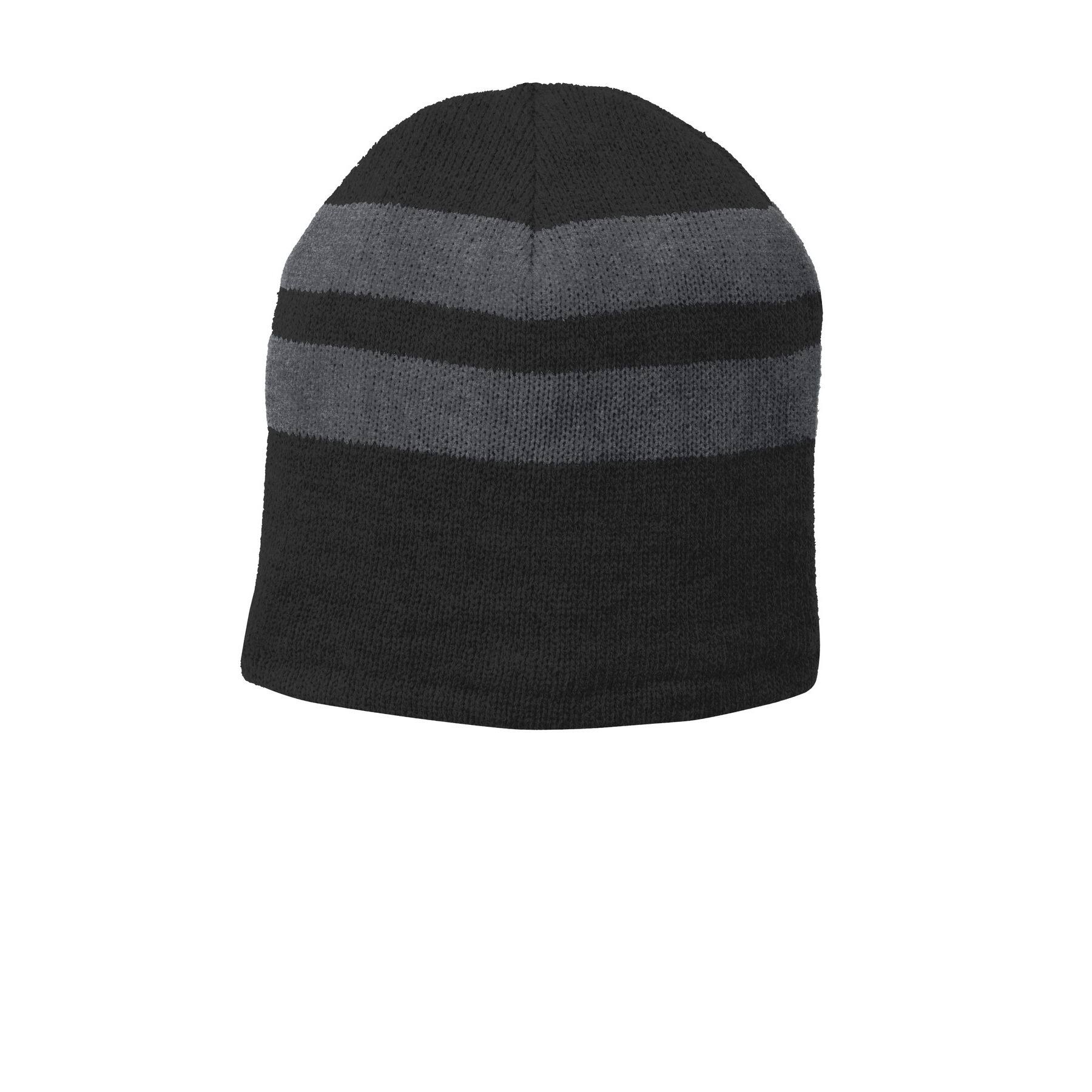 Port &#x26; Company&#xAE; Fleece-Lined Striped Beanie Cap