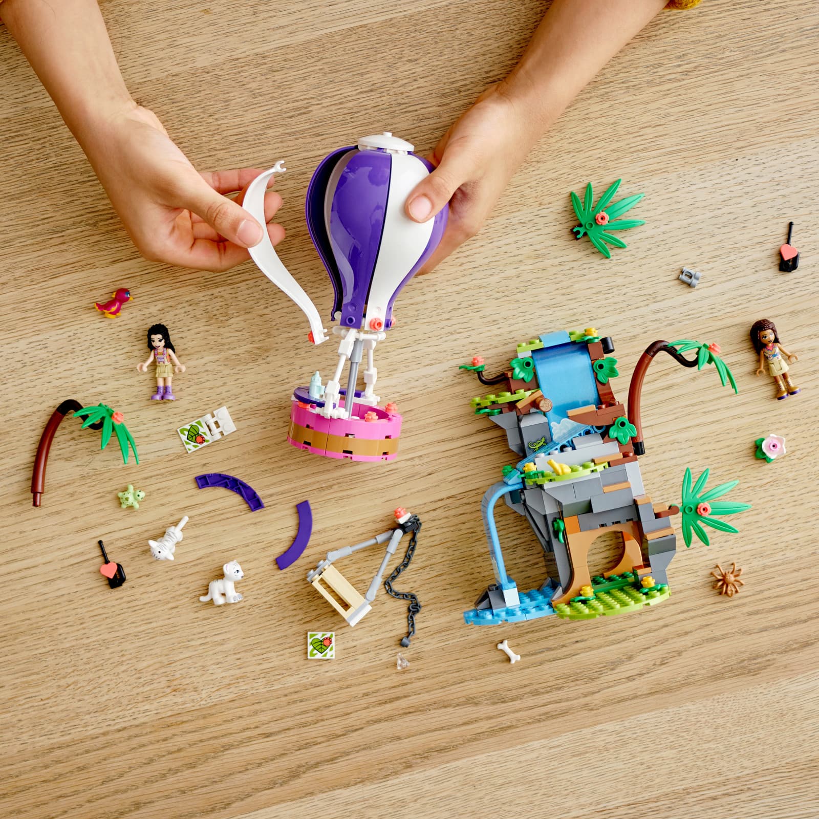 Lego Friends Tiger Hot Air Balloon Jungle Rescue Set Michaels