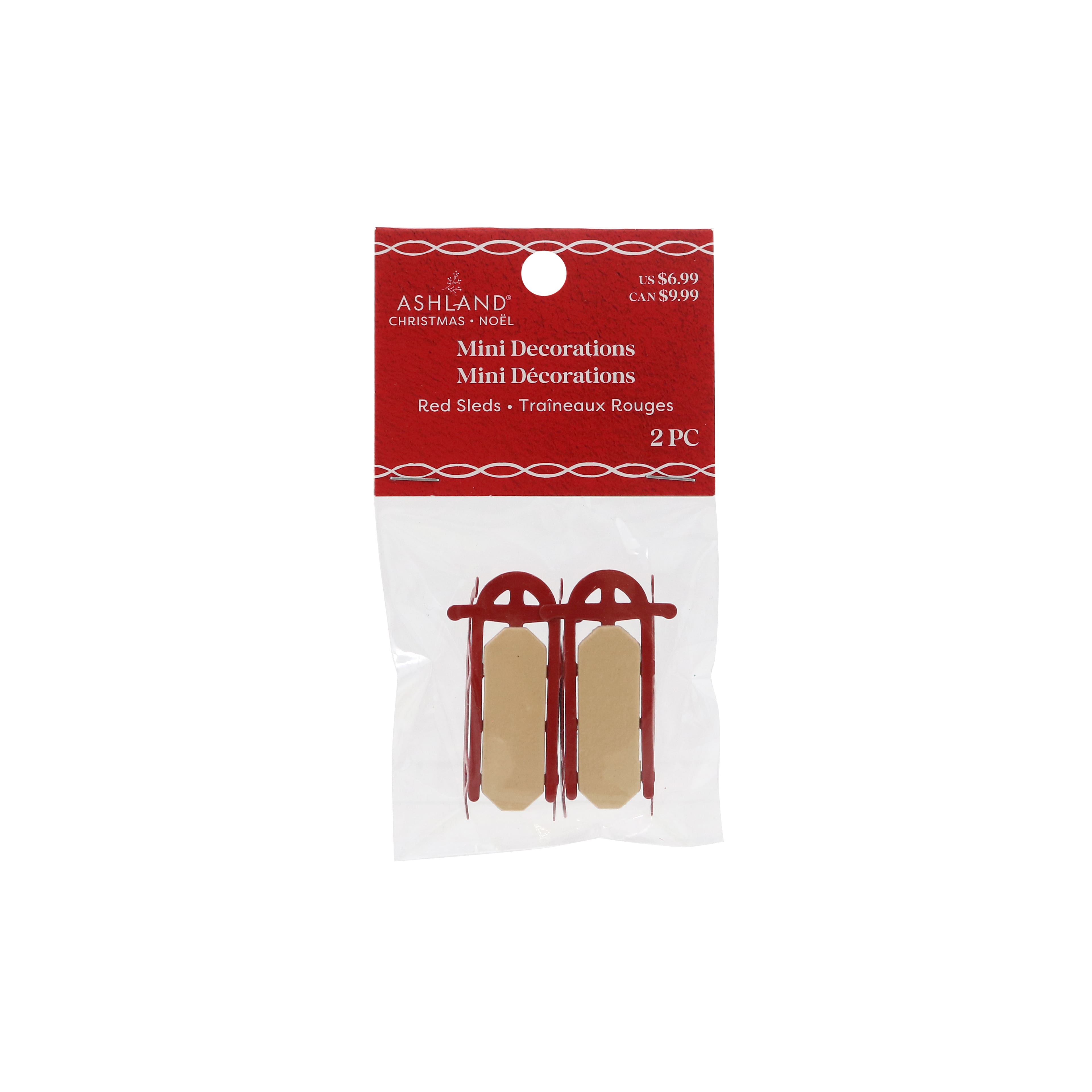 Mini Red Sleds, 2ct. by Ashland&#xAE;