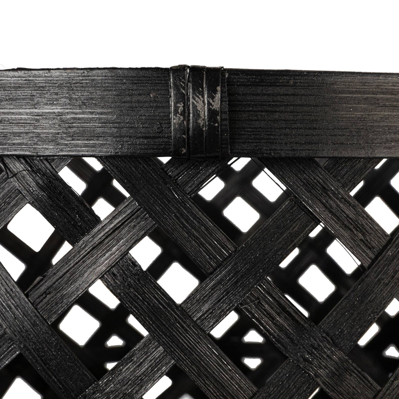 Hello Honey® Black Woven Bamboo Basket Set