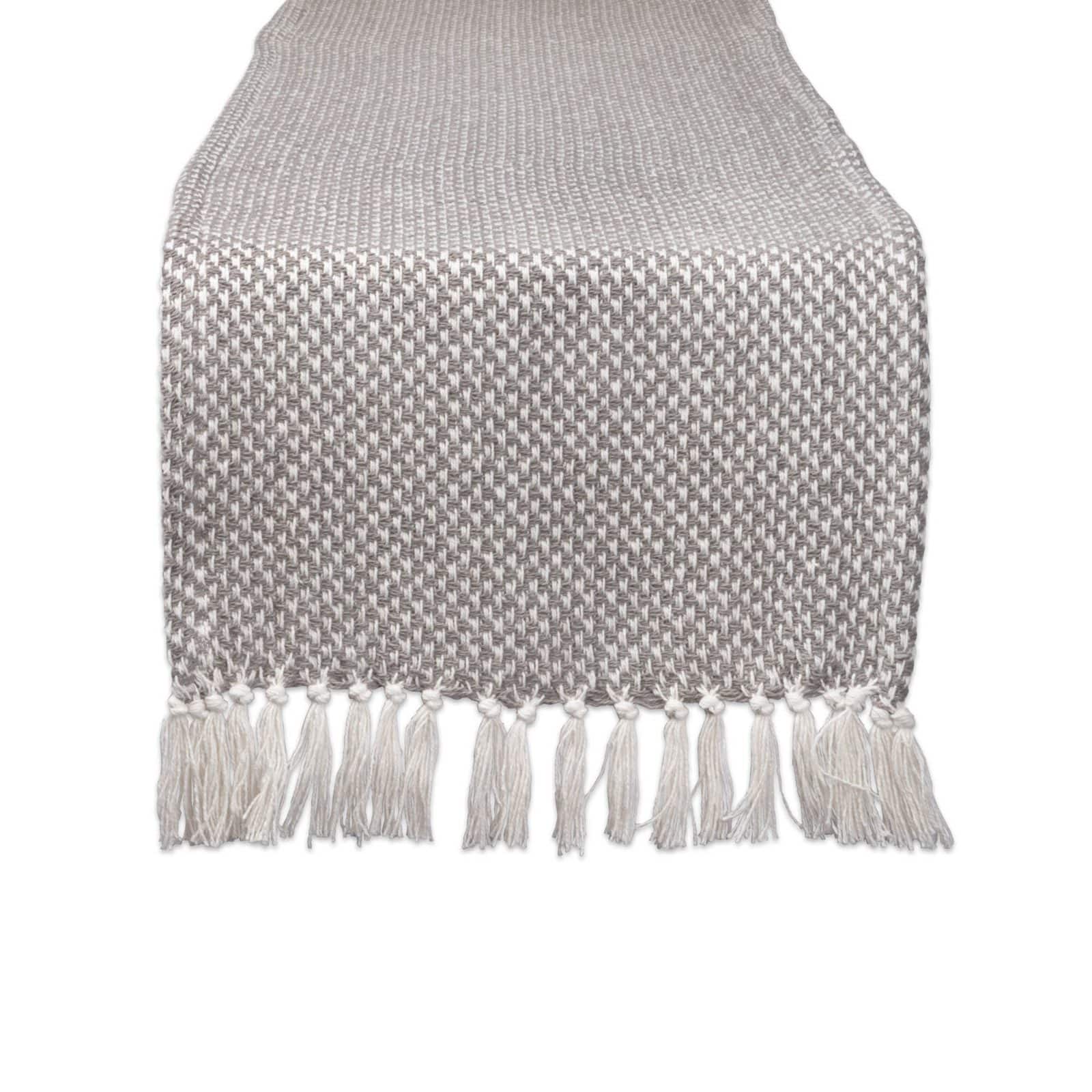 DII® 72" Gray Woven Table Runner