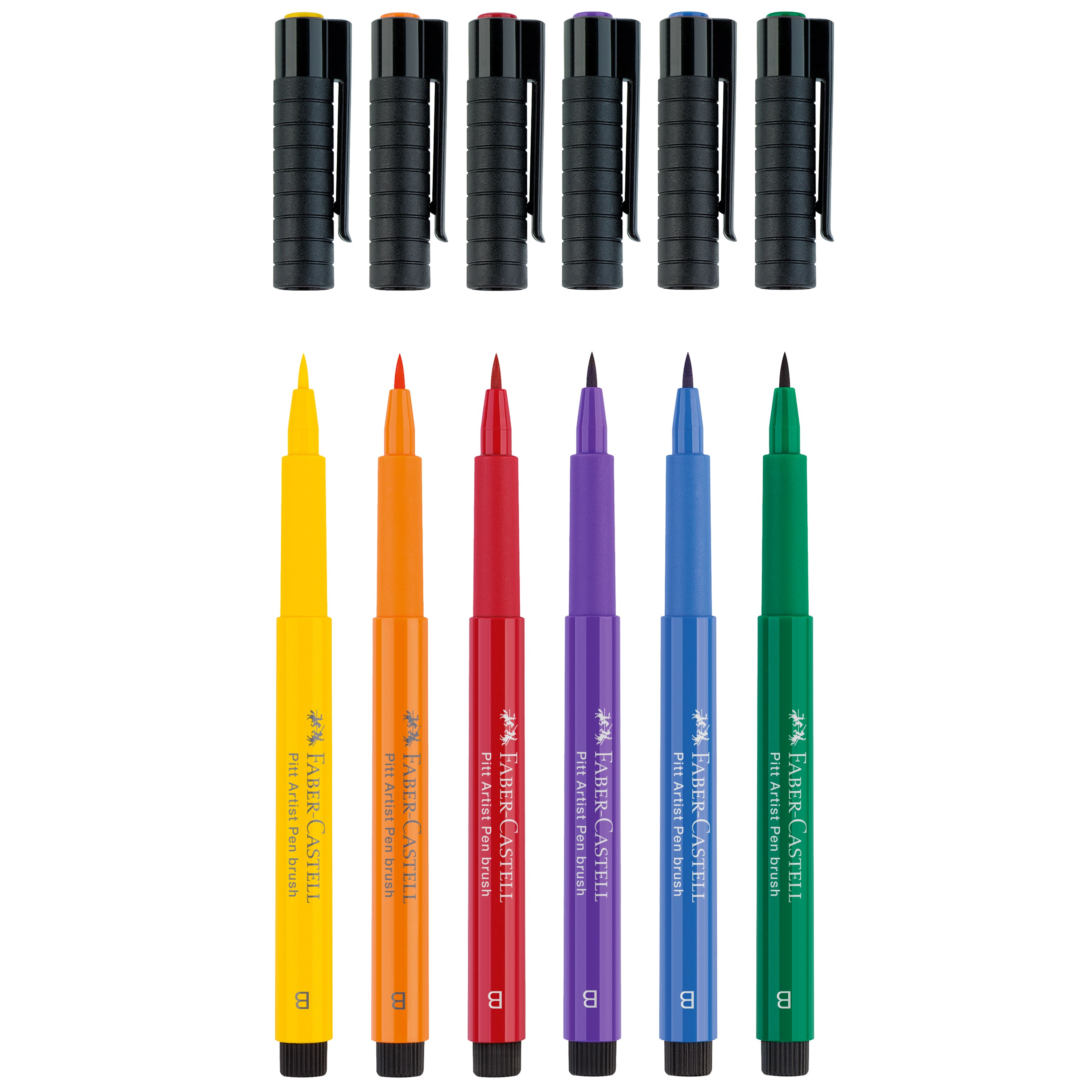 Faber-Castell&#xAE; PITT&#xAE; 6 Color Artist Brush Pen Set