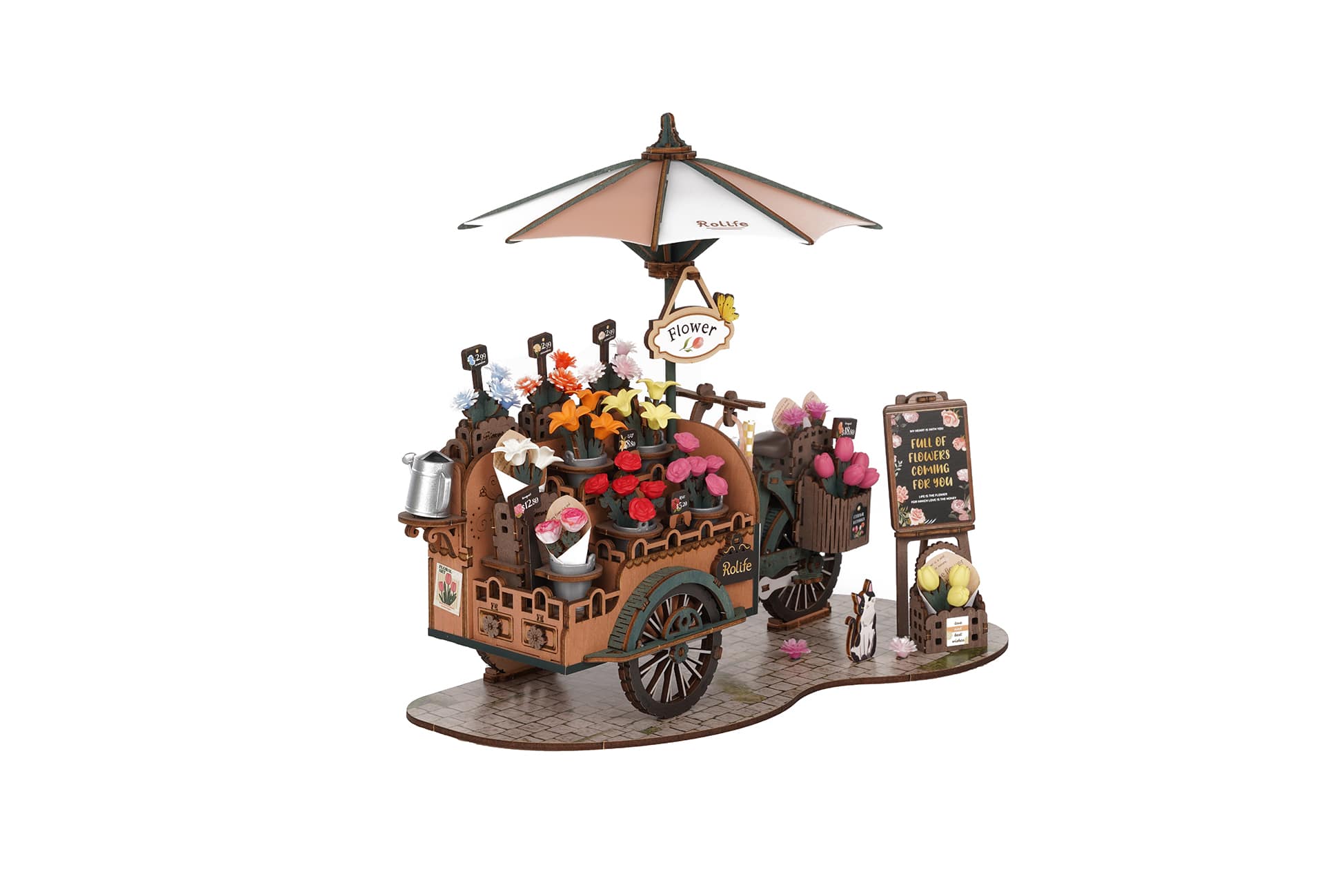 Rolife® Blossom Cart 3D Puzzle Creation Set | Michaels