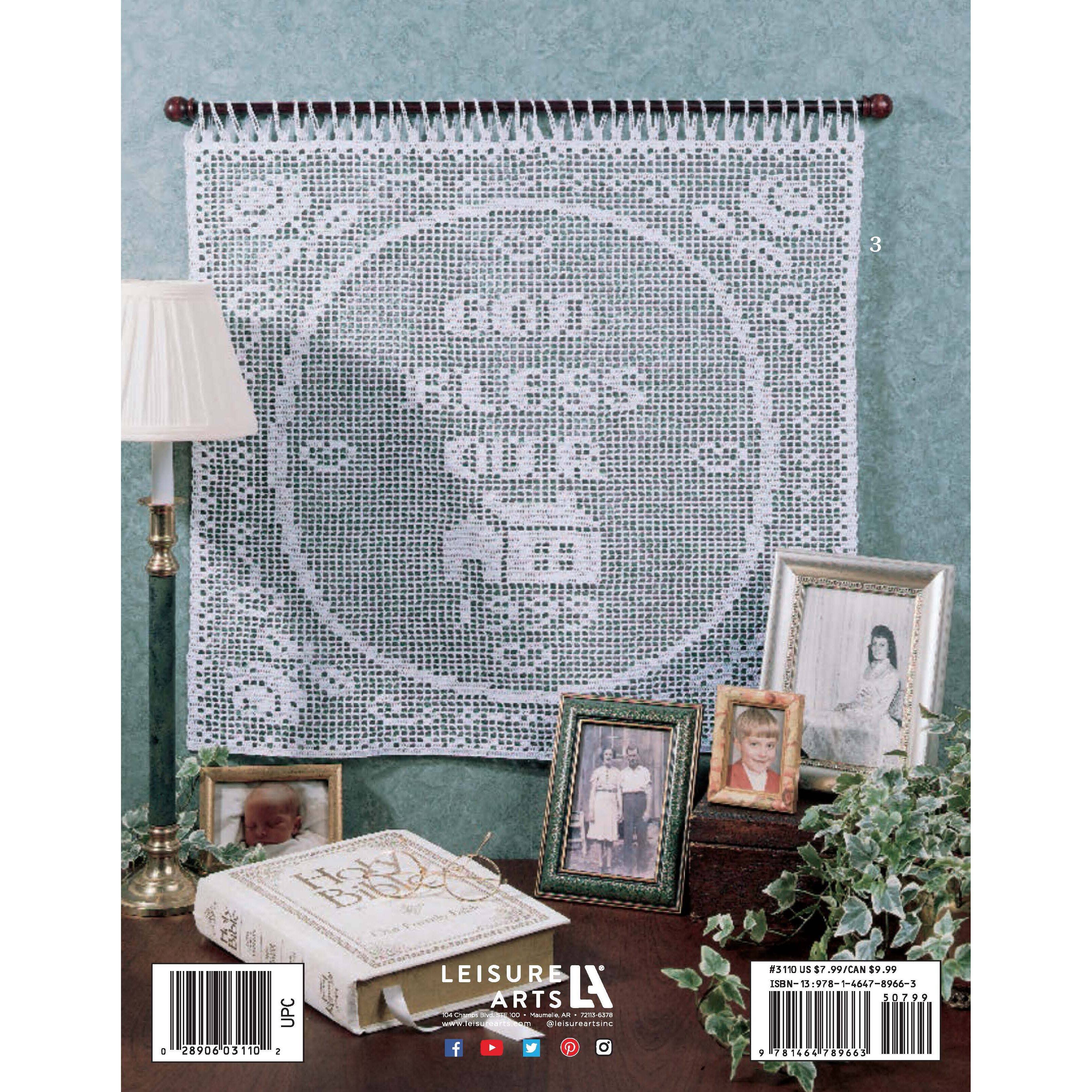 Leisure Arts&#xAE; Your Name &#x26; More in Filet Crochet Book