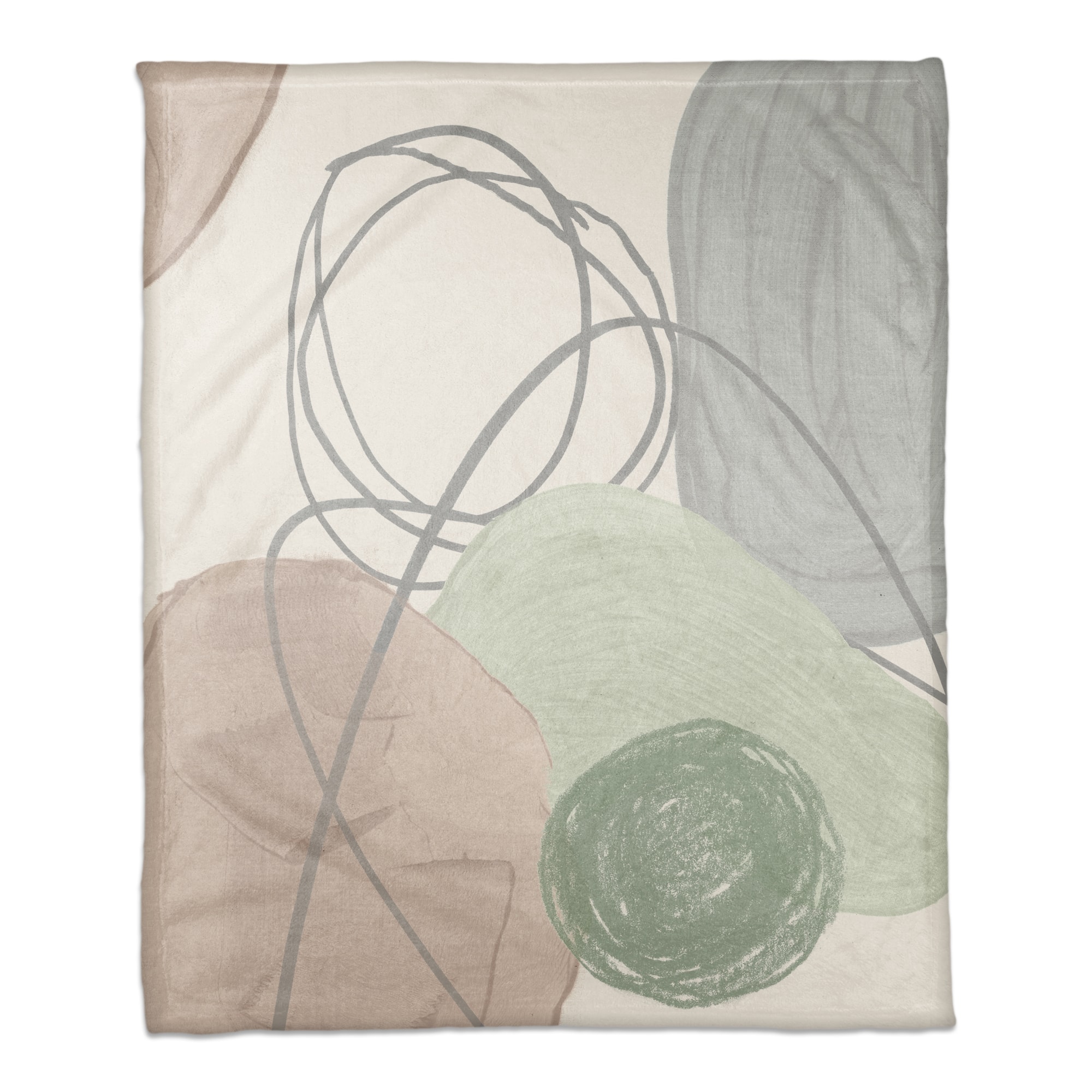 Chic Urban Abstract II 50&#x22; x 60&#x22; Coral Fleece Blanket