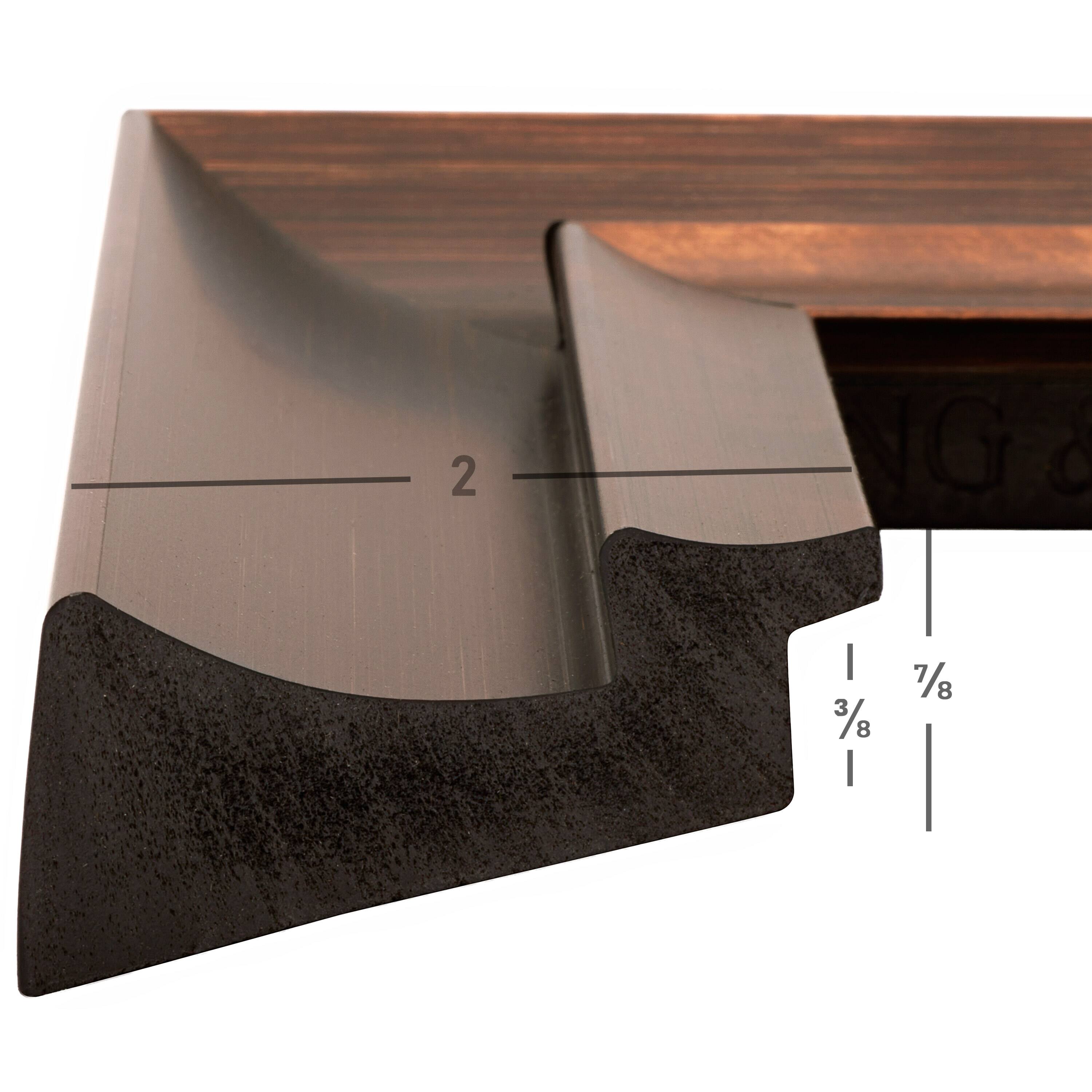 Craig Frames Ventura Brushed Bronze Picture Frame