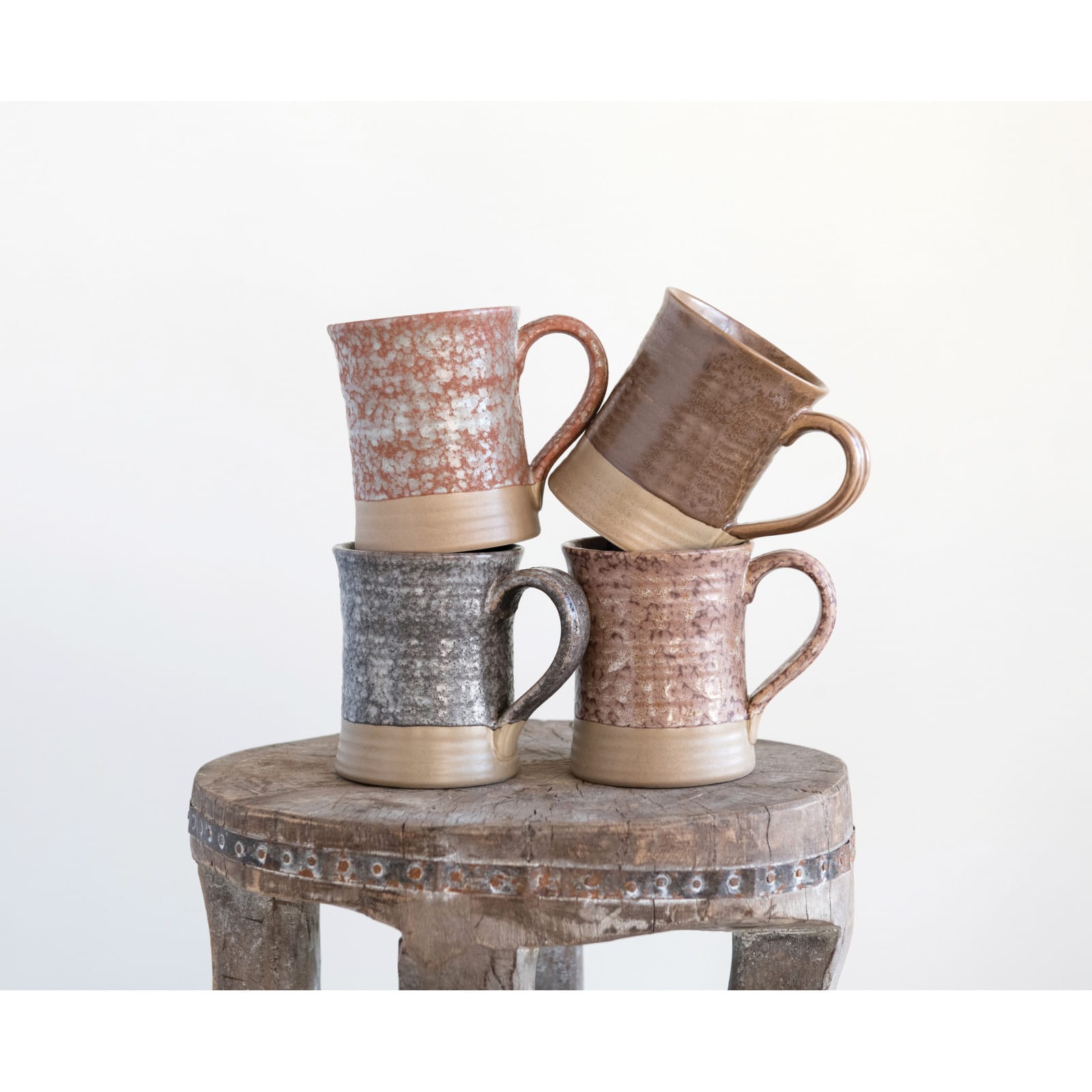 Hello Honey® Stoneware Mug with Reactive Glaze Finish Set