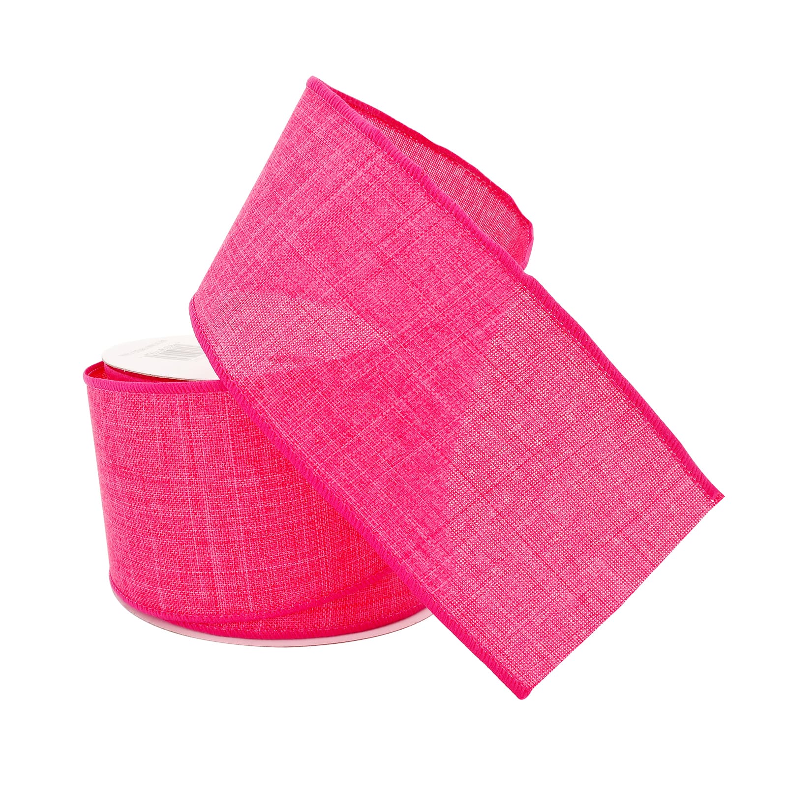 12 Pack: 2.5" x 25ft. Faux Linen Wired Ribbon by Celebrate It™ Décor