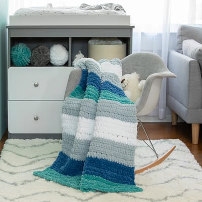 Loops & Threads® Sweet Snuggles™ Crochet Surf Blanket