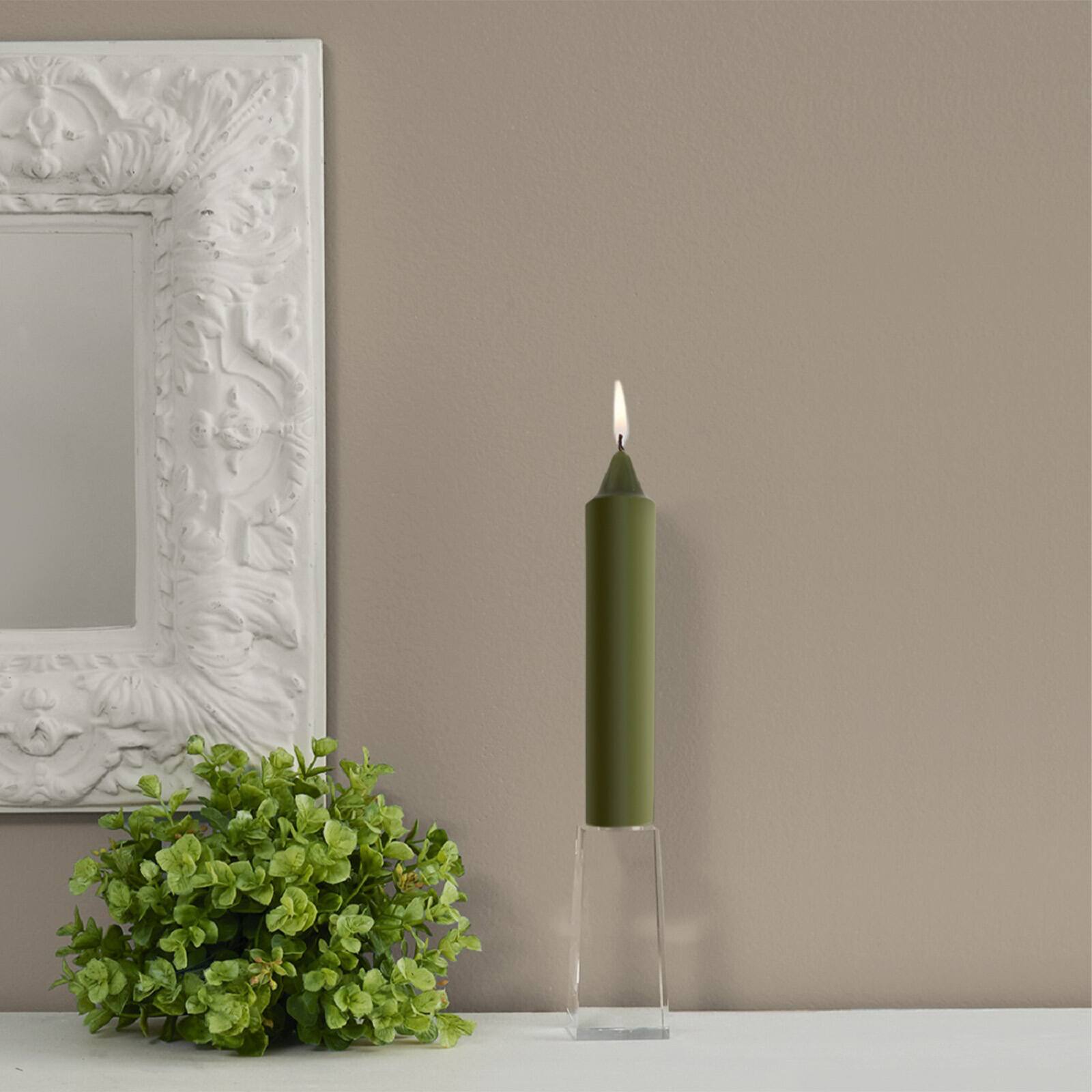 Root Candles 7" Unscented Smooth Collenette Taper Candles, 4ct.