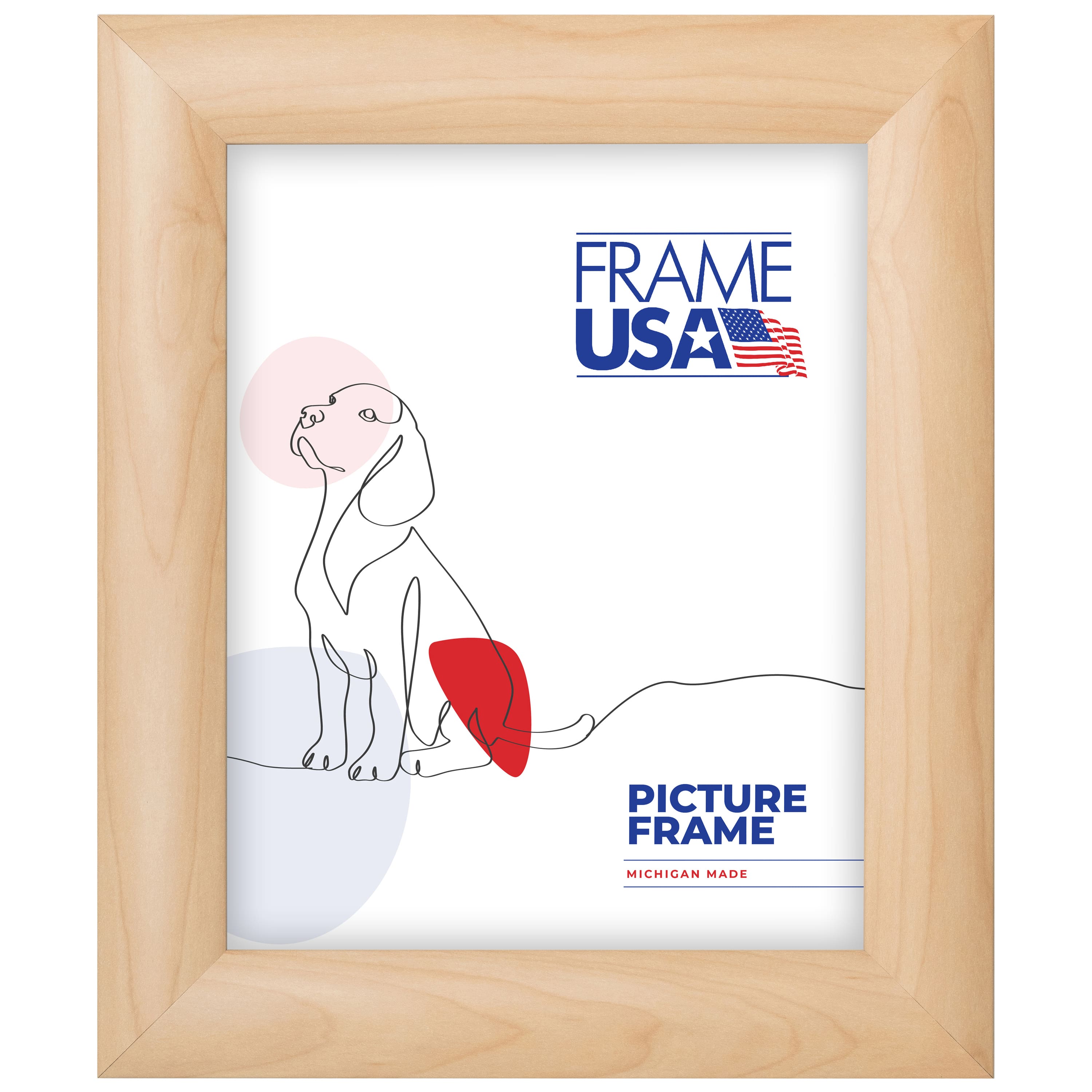Frame USA Corporate Rounded American Maple Single Image Picture Frame