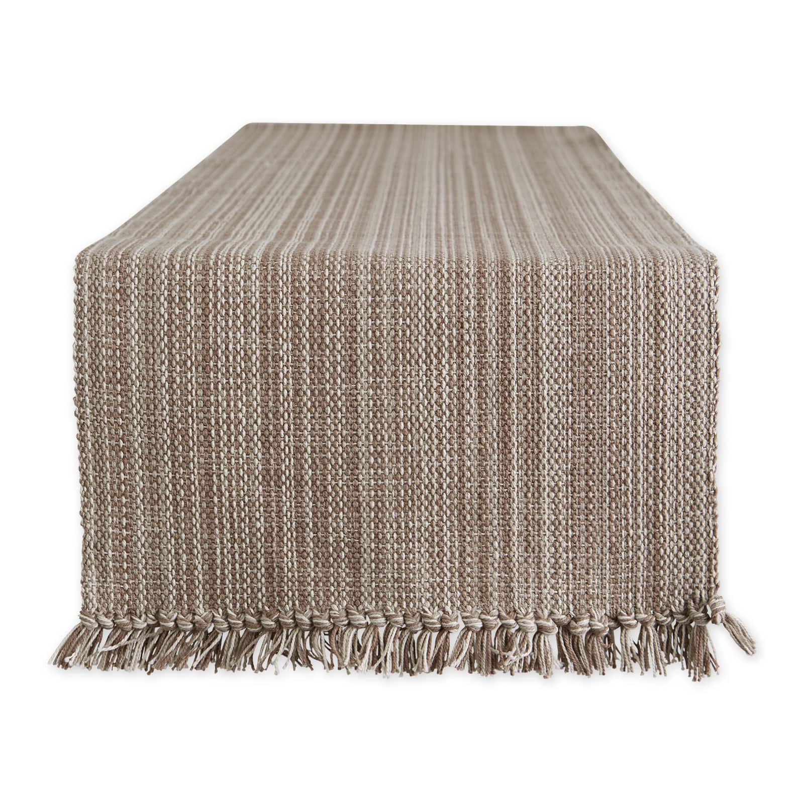 DII® 108" Variegated Fringe Table Runner Table Runners Michaels