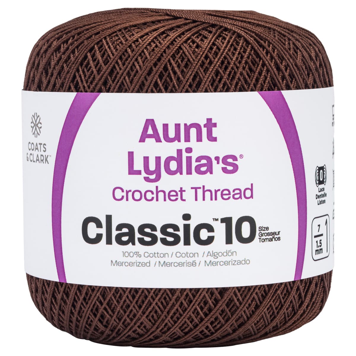 15 Pack: Aunt Lydia's® Classic Cotton Crochet Thread
