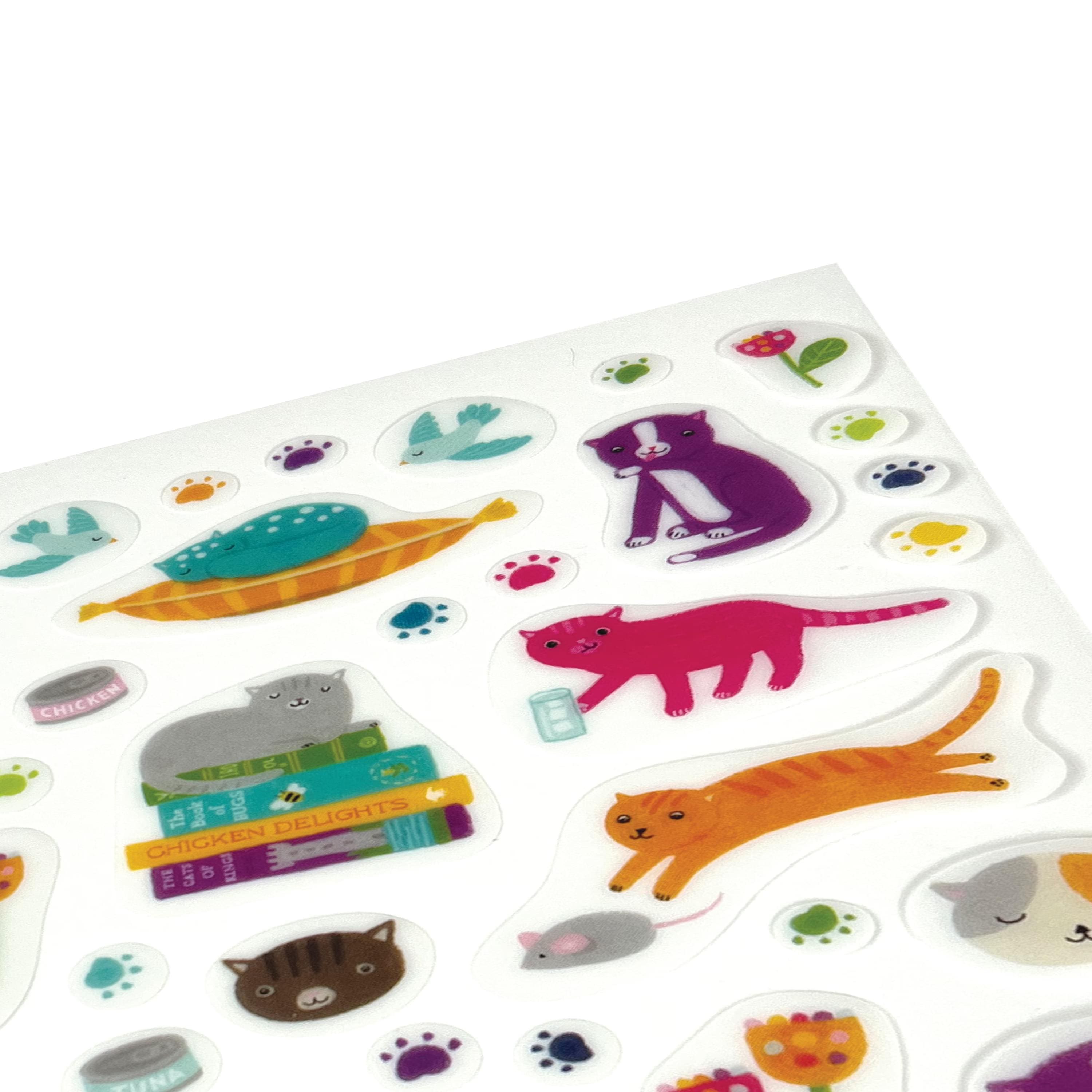 OOLY Stickiville Standard Quirky Cats Stickers