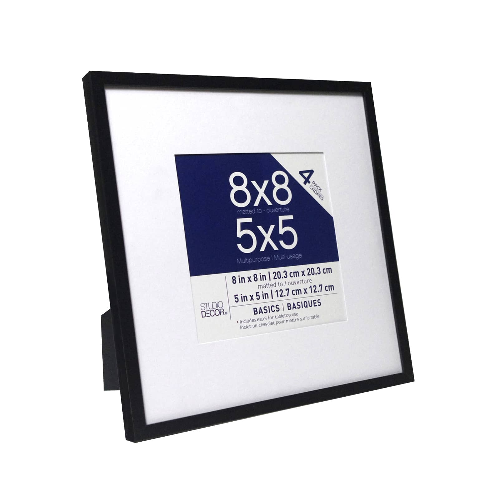 Basics Multipurpose Wall Frames By Studio Décor® 4-Pack, 5 x 5