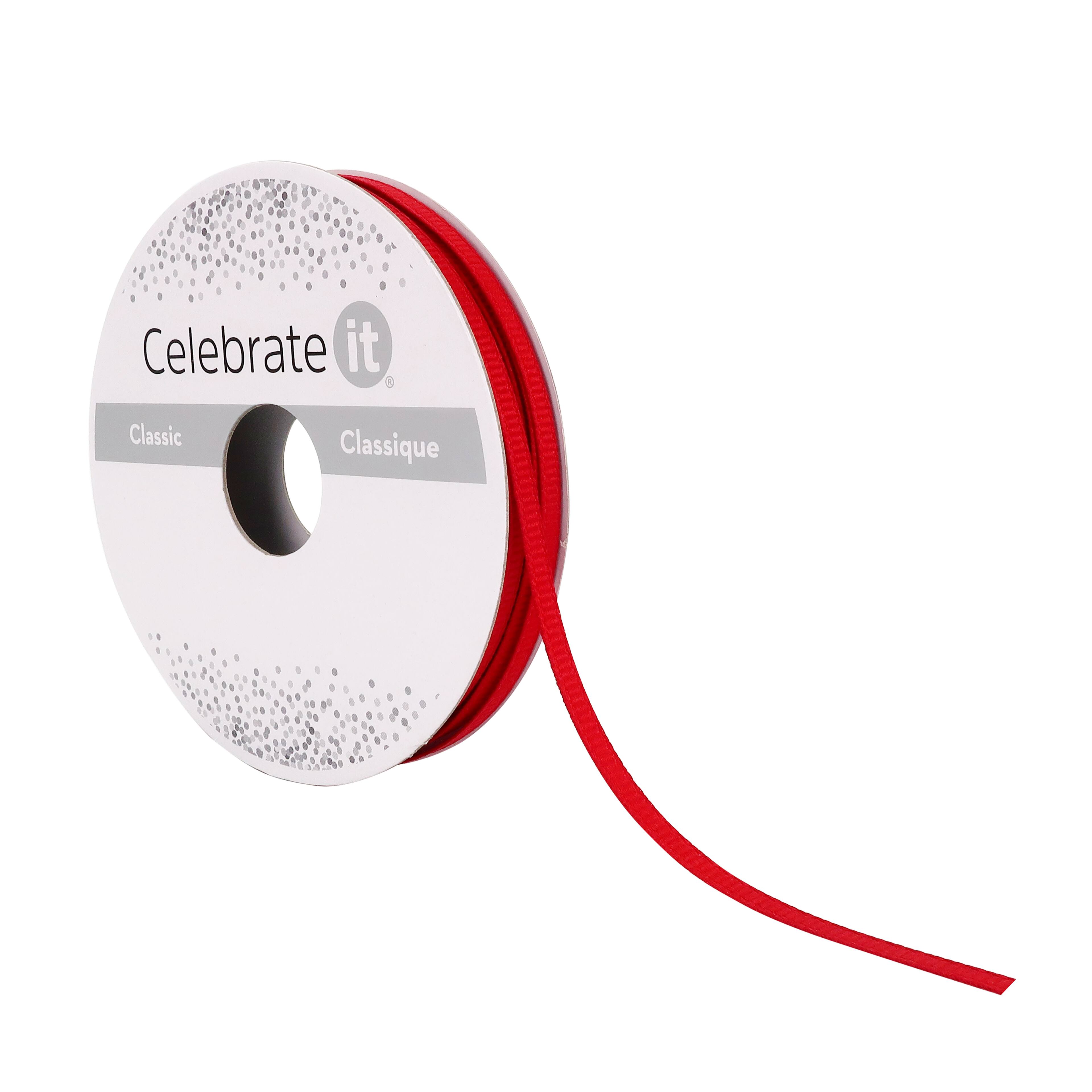 1/8" x 10yd. Grosgrain Ribbon by Celebrate It® Classic