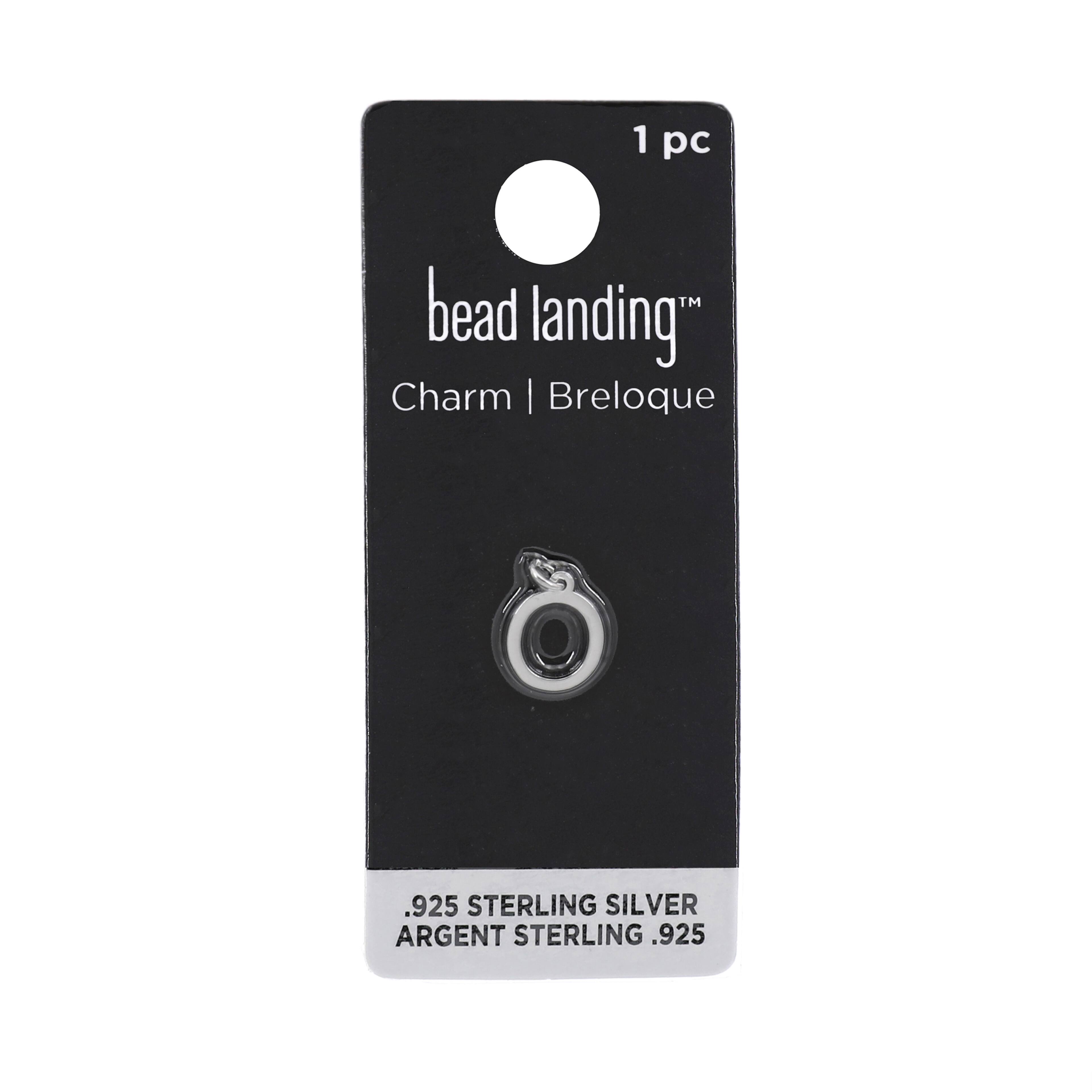 12 Pack: Sterling Silver Alphabet Charm by Bead Landing&#x2122;