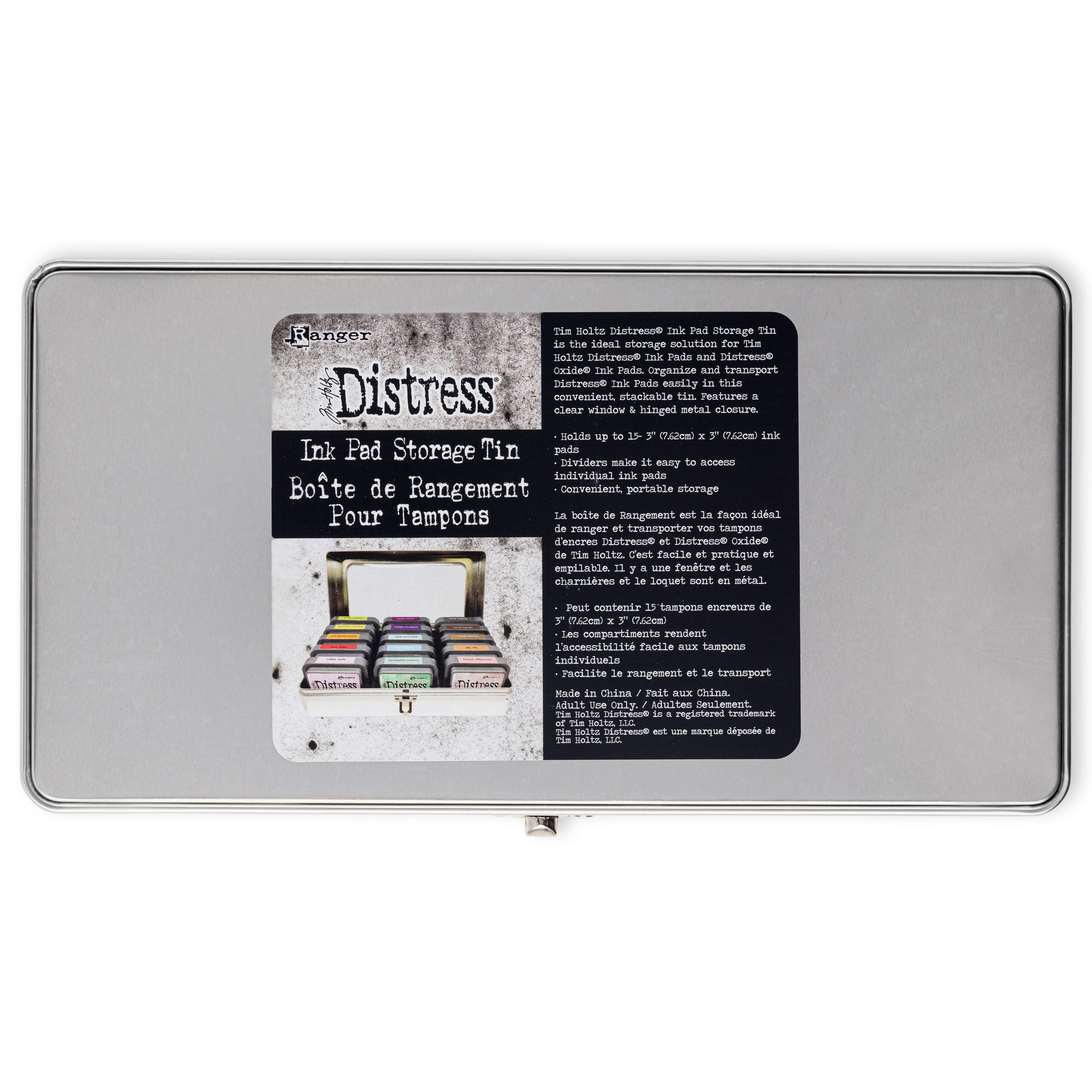 6 Pack: Tim Holtz Distress&#xAE; Ink Pad Storage Tin