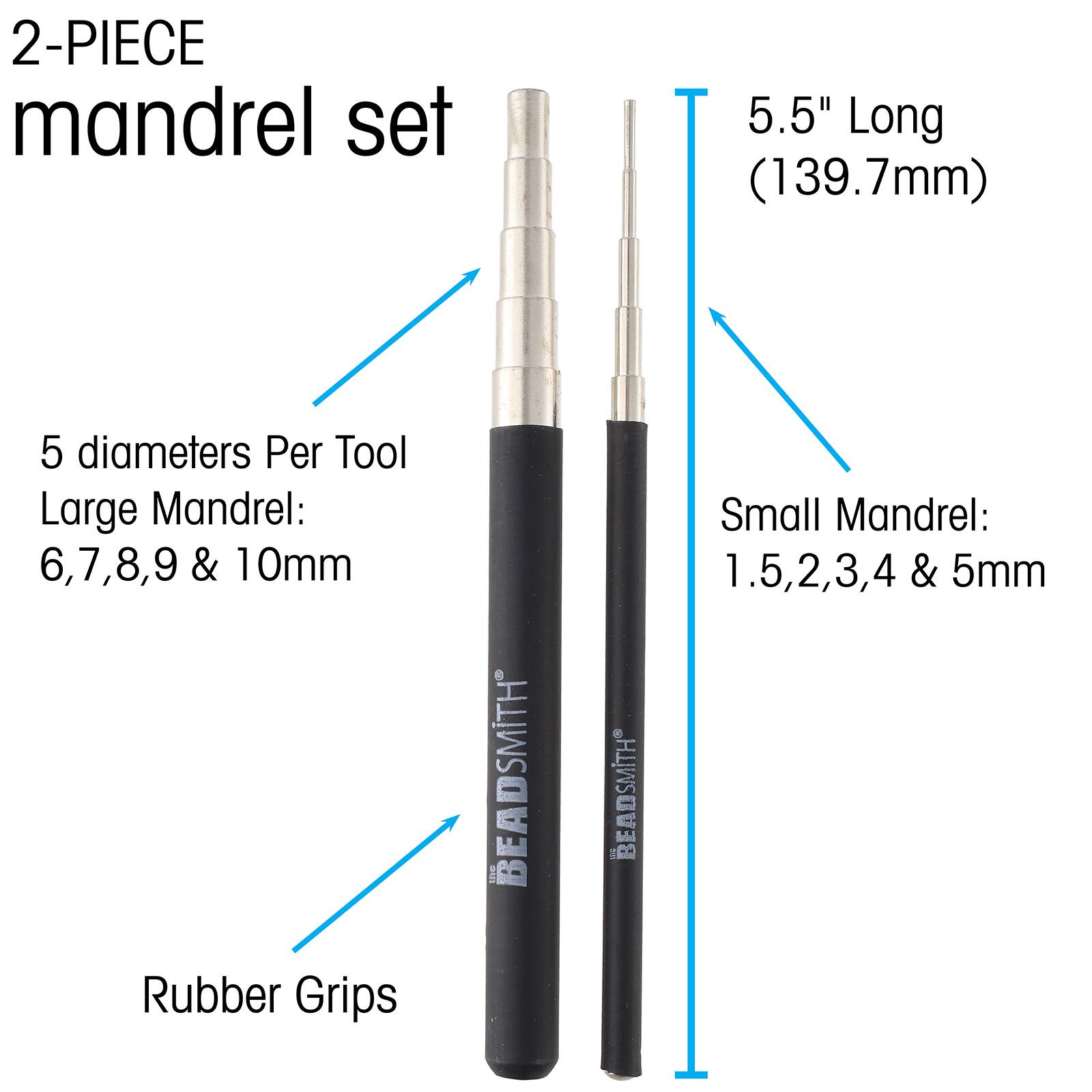 The Beadsmith® Carbon Steel Mandrel Set