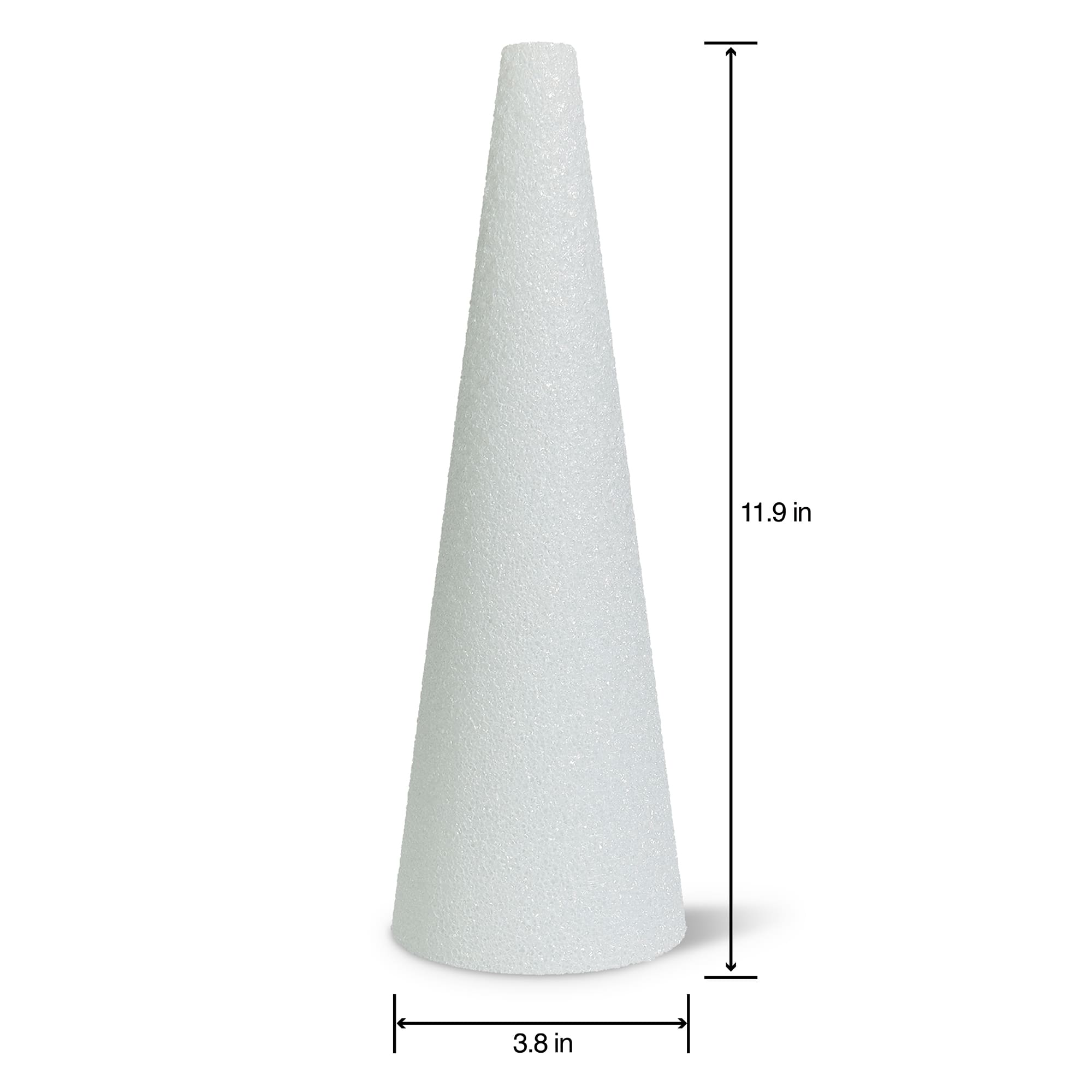 24 Pack: FloraCraft® CraftFōM Cone White