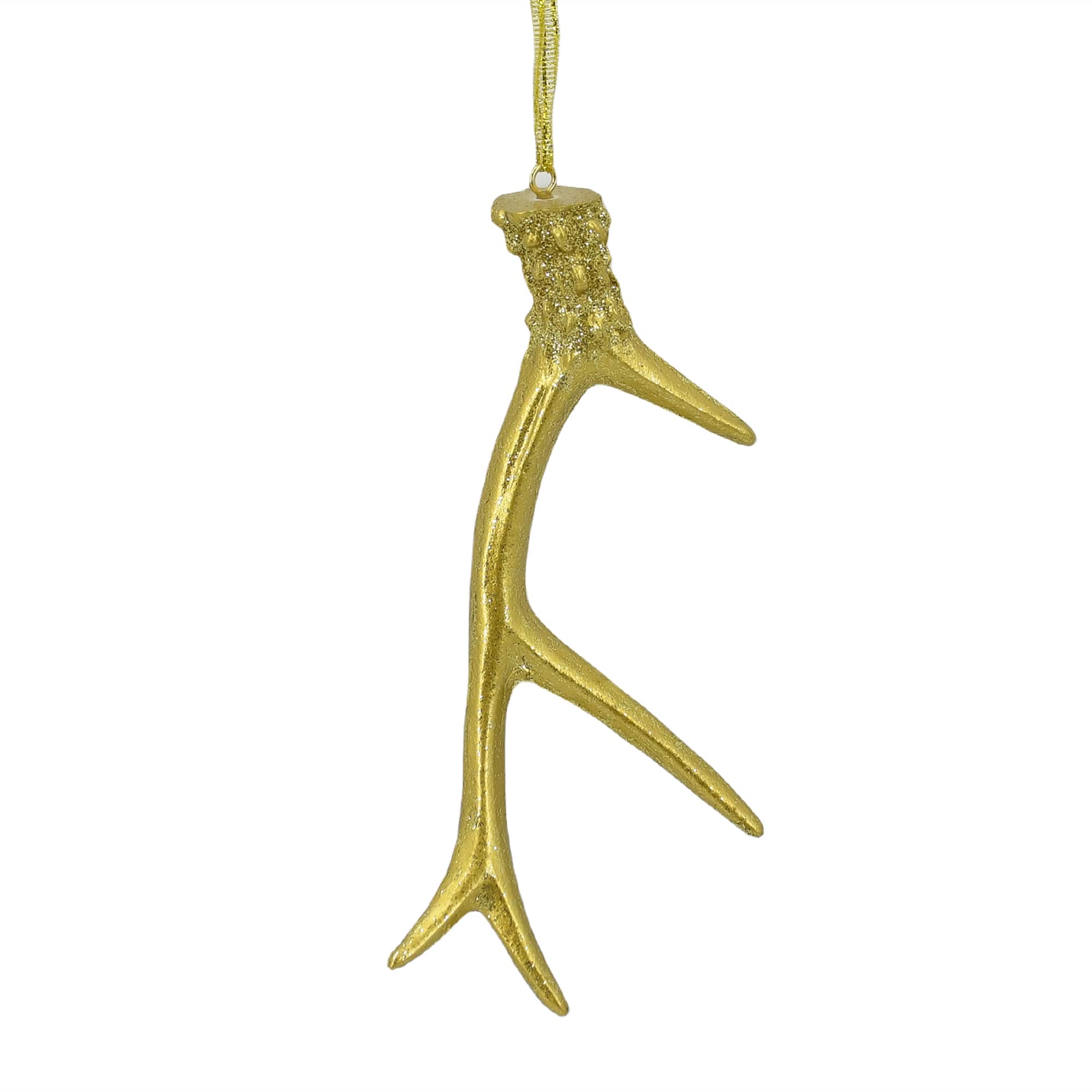 6.25&#x22; Gold Antler Ornament by Ashland&#xAE;