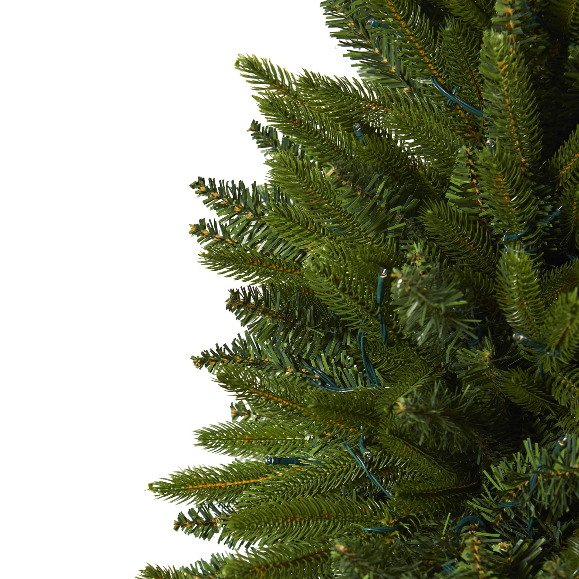 7ft. Pre-Lit Sun Valley Fir Artificial Christmas Tree with LED Lights