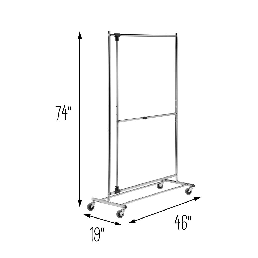 Honey Can Do 2-Tier Garment Rack