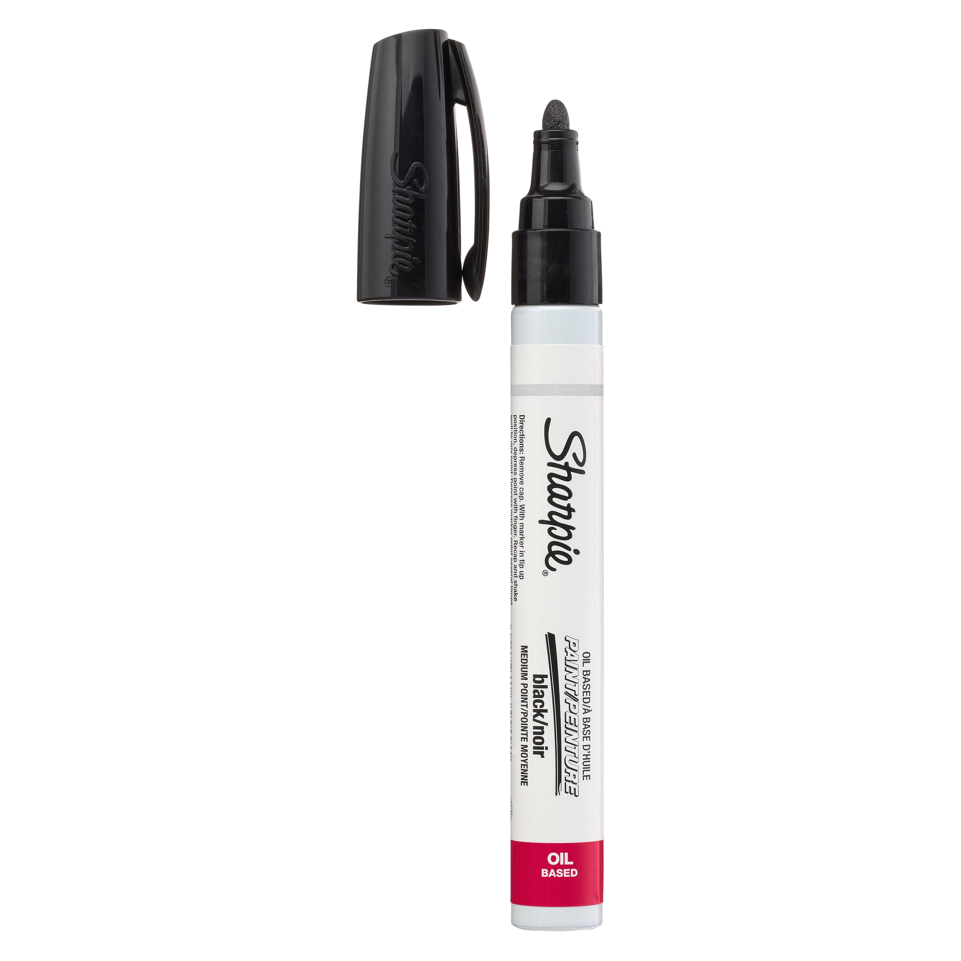 Sharpie Oil-Based Paint Marker, Medium Point, Black & White Ink