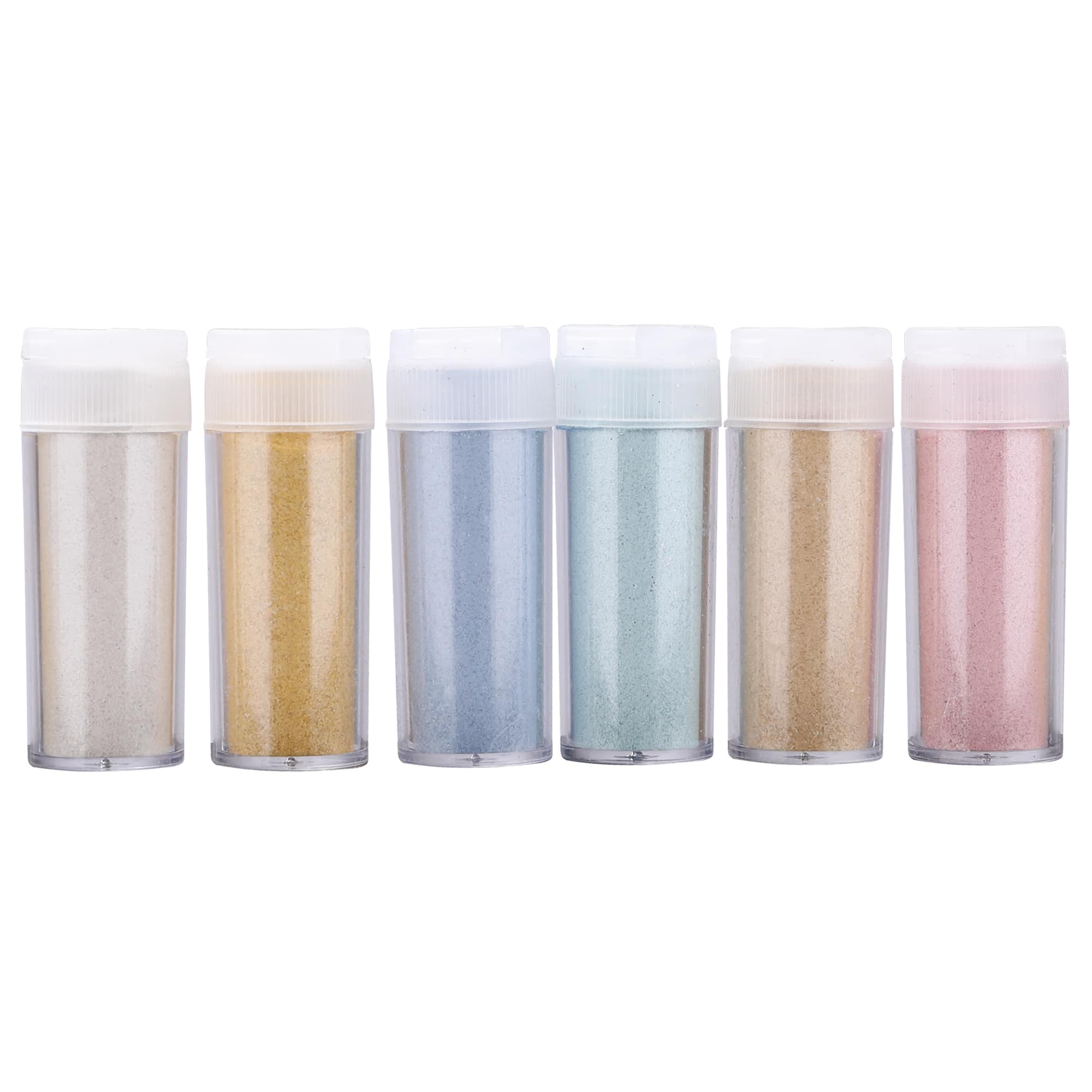 6 Packs: 6 ct. (36 total) Pastel Mica Powder by Recollections&#x2122;