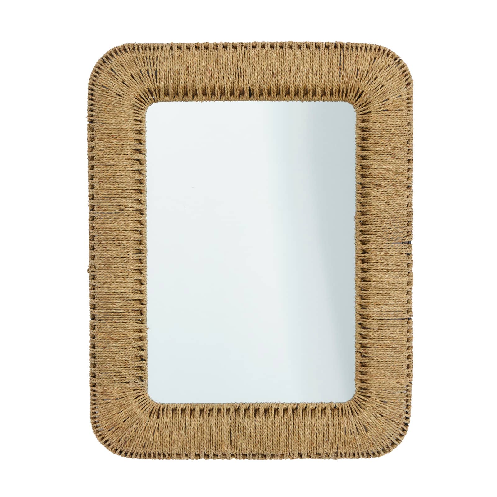 Brown Iron Bohemian Wall Mirror, 40" x 32" x 3"