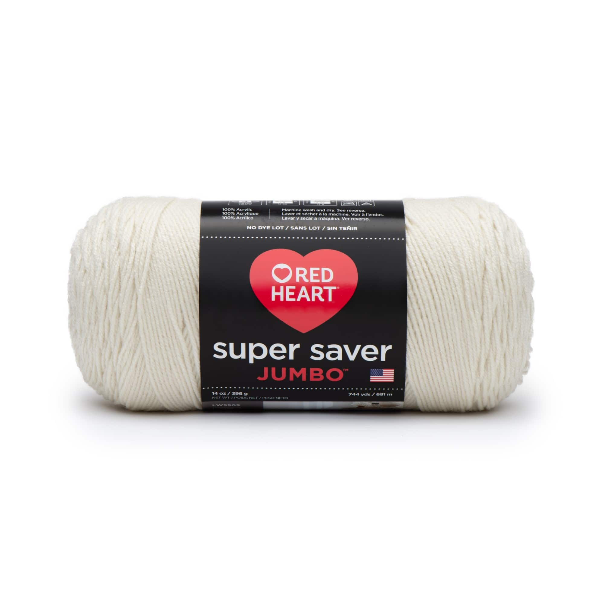 Red Heart® Super Saver® Solid Jumbo Yarn, 14oz. | Michaels