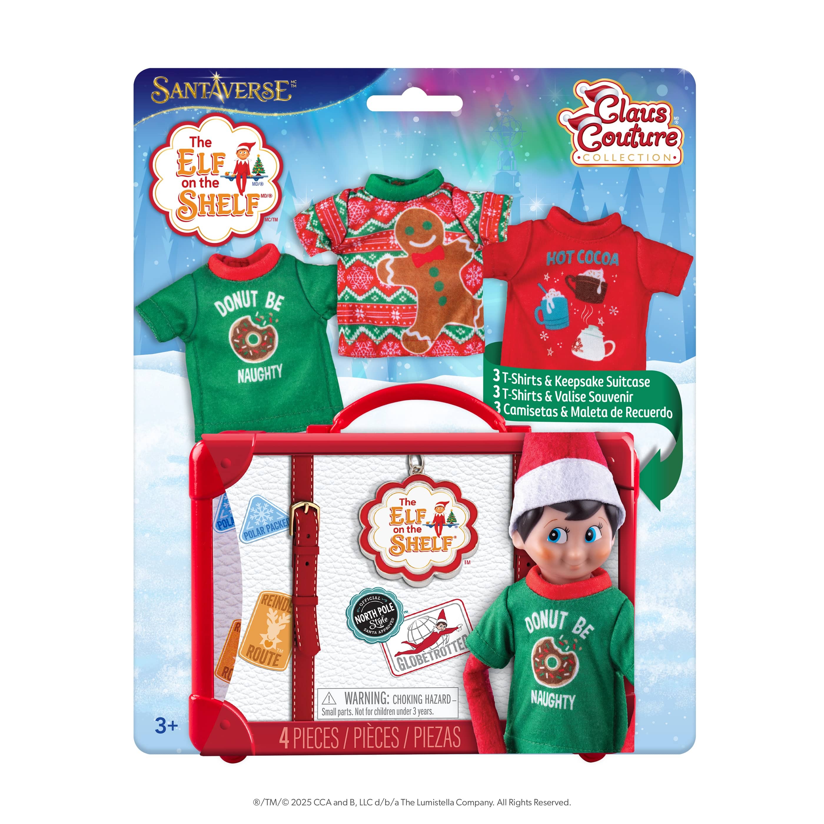 The Elf on the Shelf&#xAE; Claus Couture Collection&#xAE; Festive Fun T-Shirt Set
