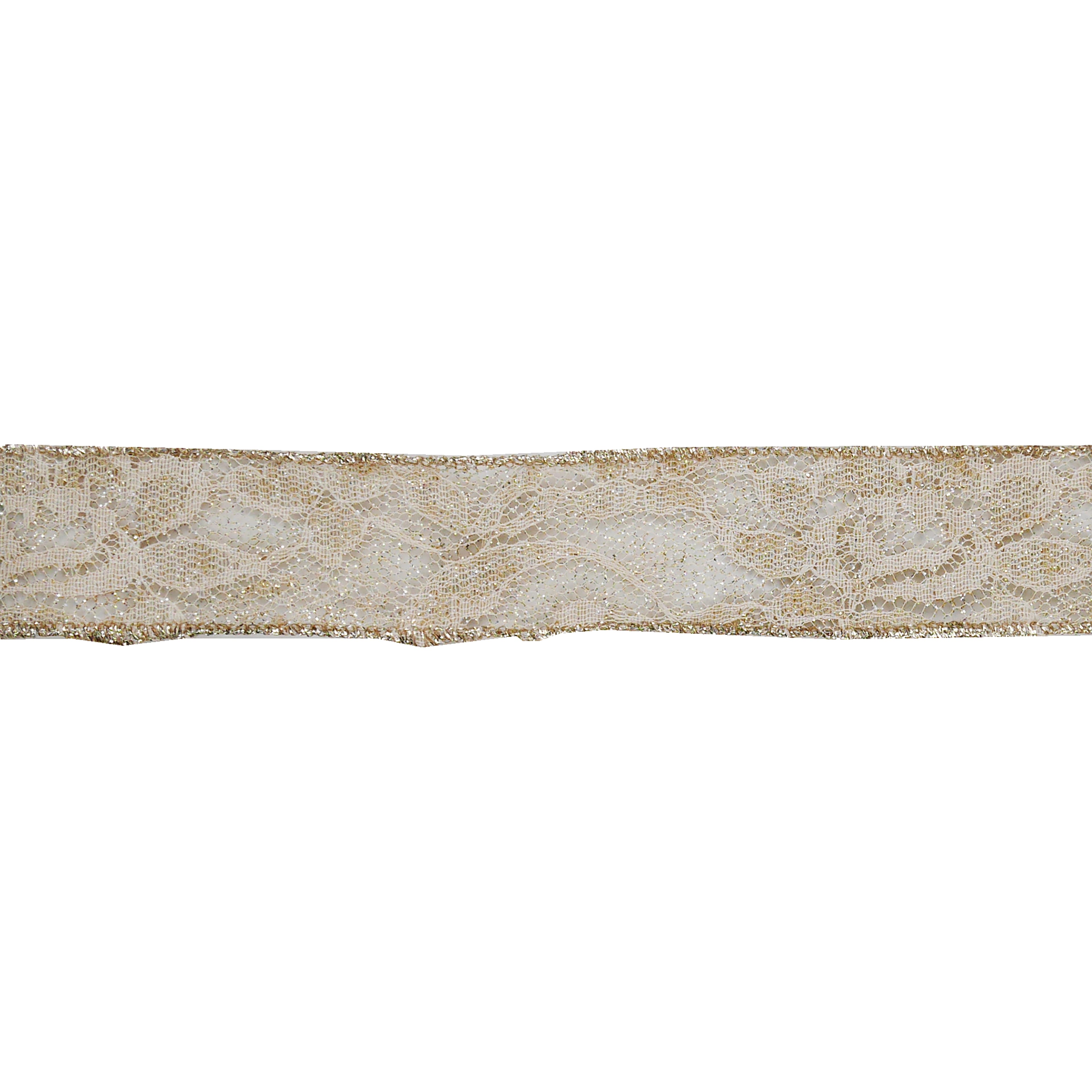 1.5&#x22; x 30ft. Linen Lace Wired Ribbon by Celebrate It&#xAE;